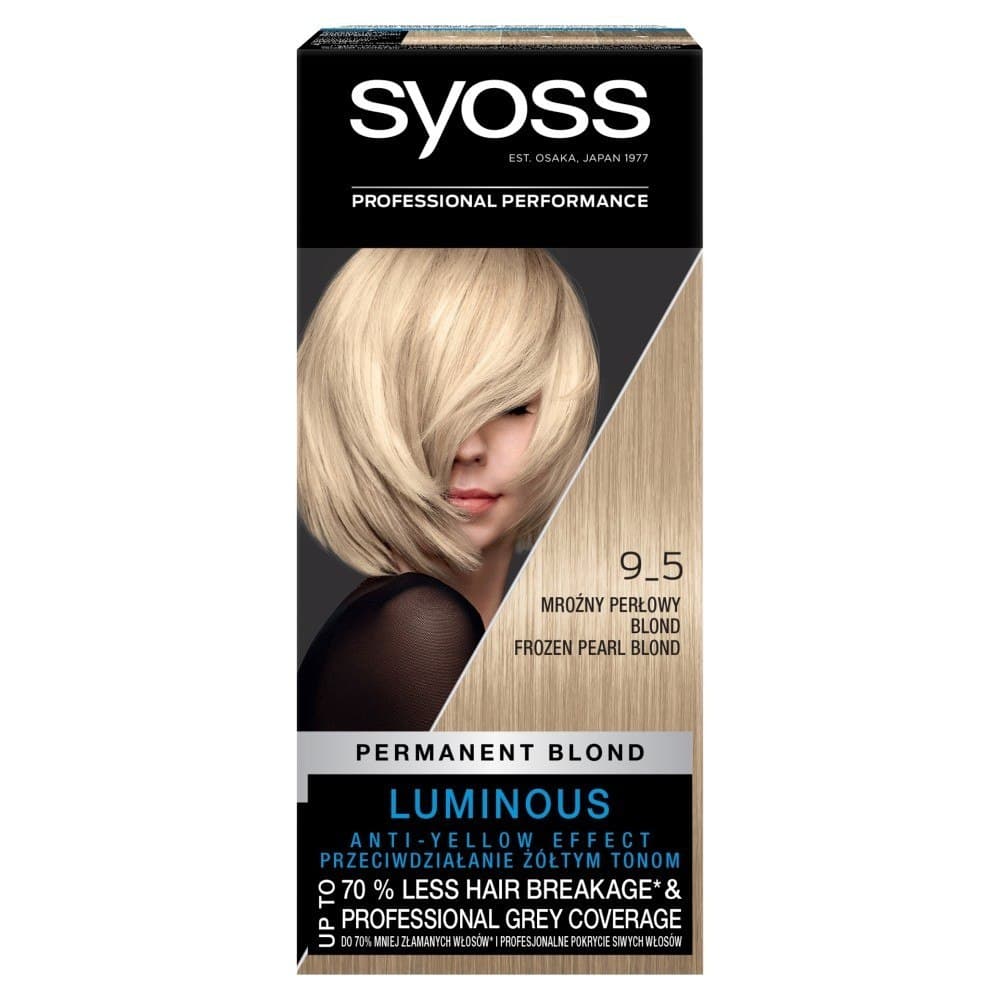 

Schwarzkopf Syoss Farba do włosów Mroźny Perłowy Blond nr 9-5 1op.