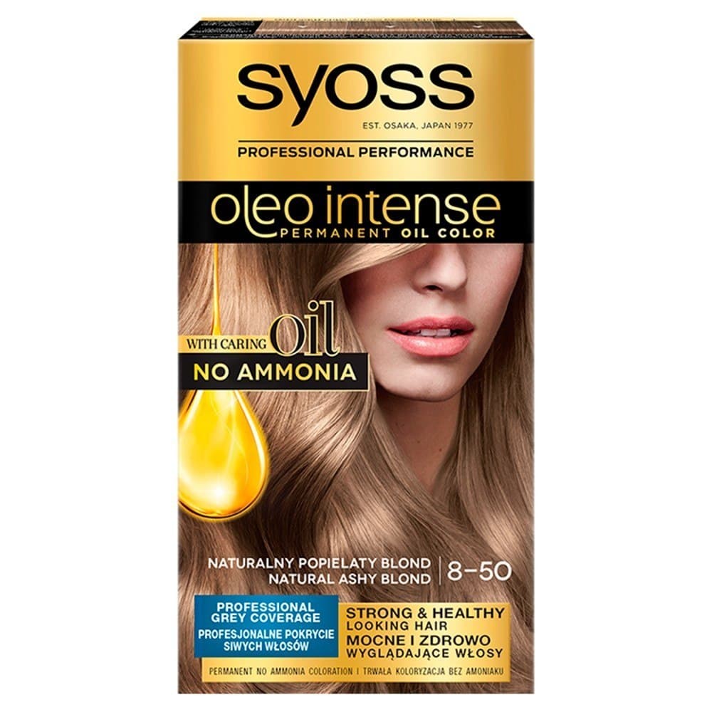 

Schwarzkopf Syoss Farba do włosów Oleo 8-50 Naturalny Popiel 1op.