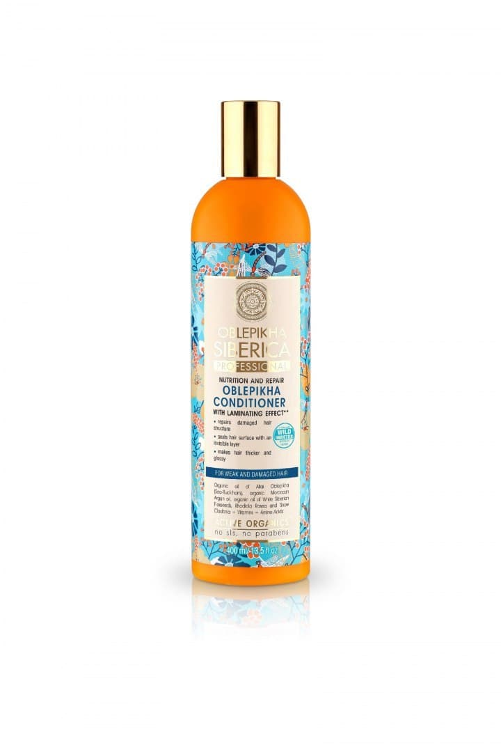 

Siberica Oblepikha Professional Odżywka z efektem laminowania - włosy słabe i zniszczone 400ml