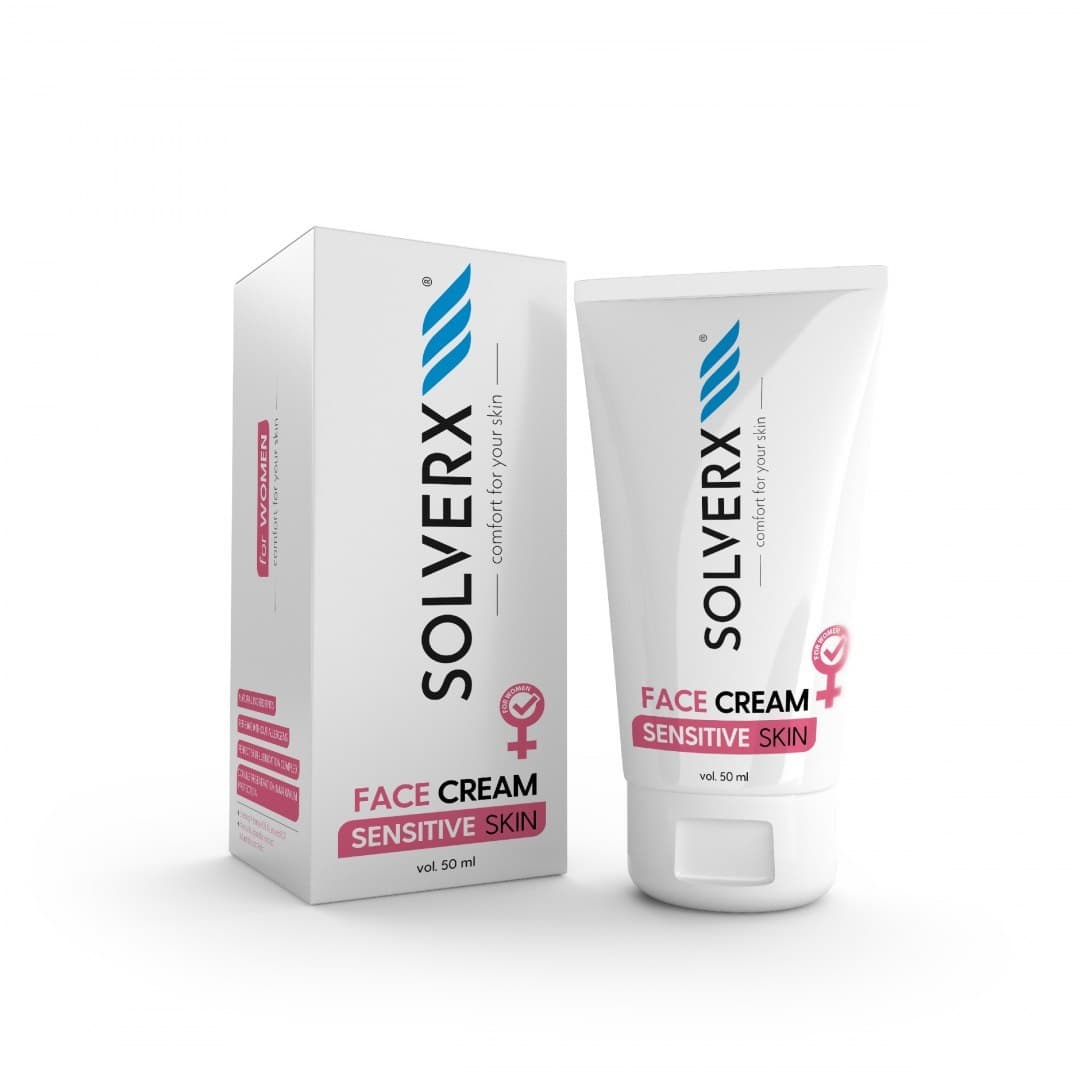 

SOLVERX Krem do twarzy SENSITIVE SKIN dla kobiet 50ml