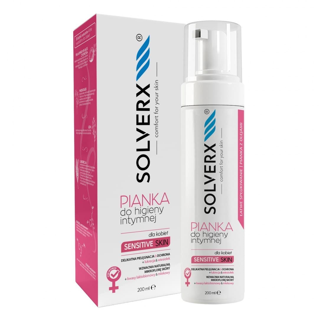 

SOLVERX Pianka do higieny intymnej dla kobiet_200ml