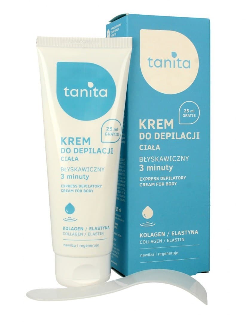 

Tanita Krem do depilacji ciała 3 minutowy Kolagen-Elastyna 125ml