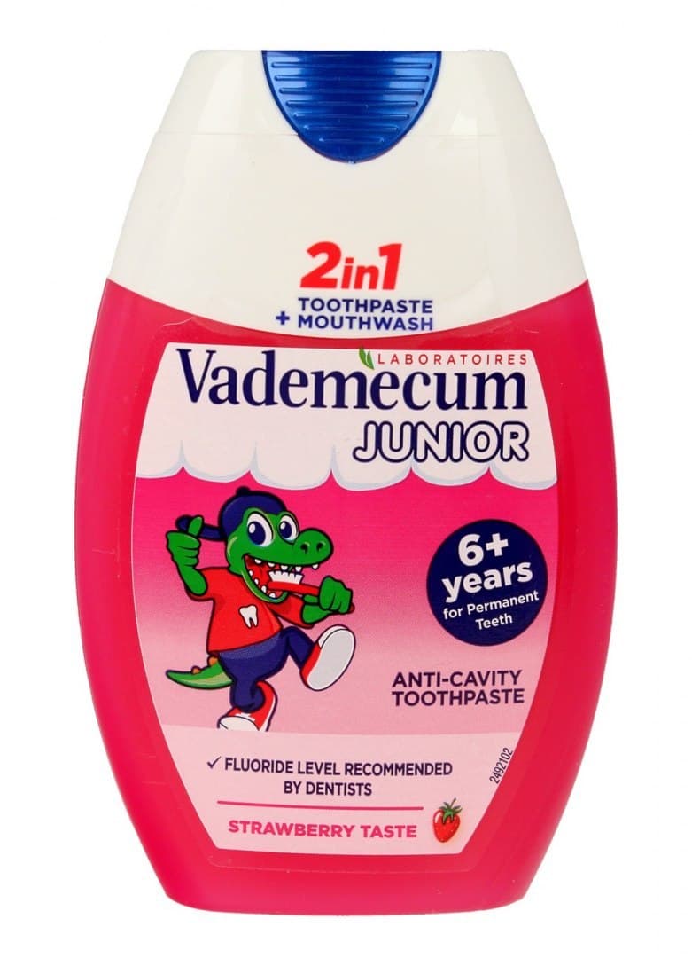 

Vademecum Junior 6+ Pasta do zębów 2w1 Strawberry 75ml