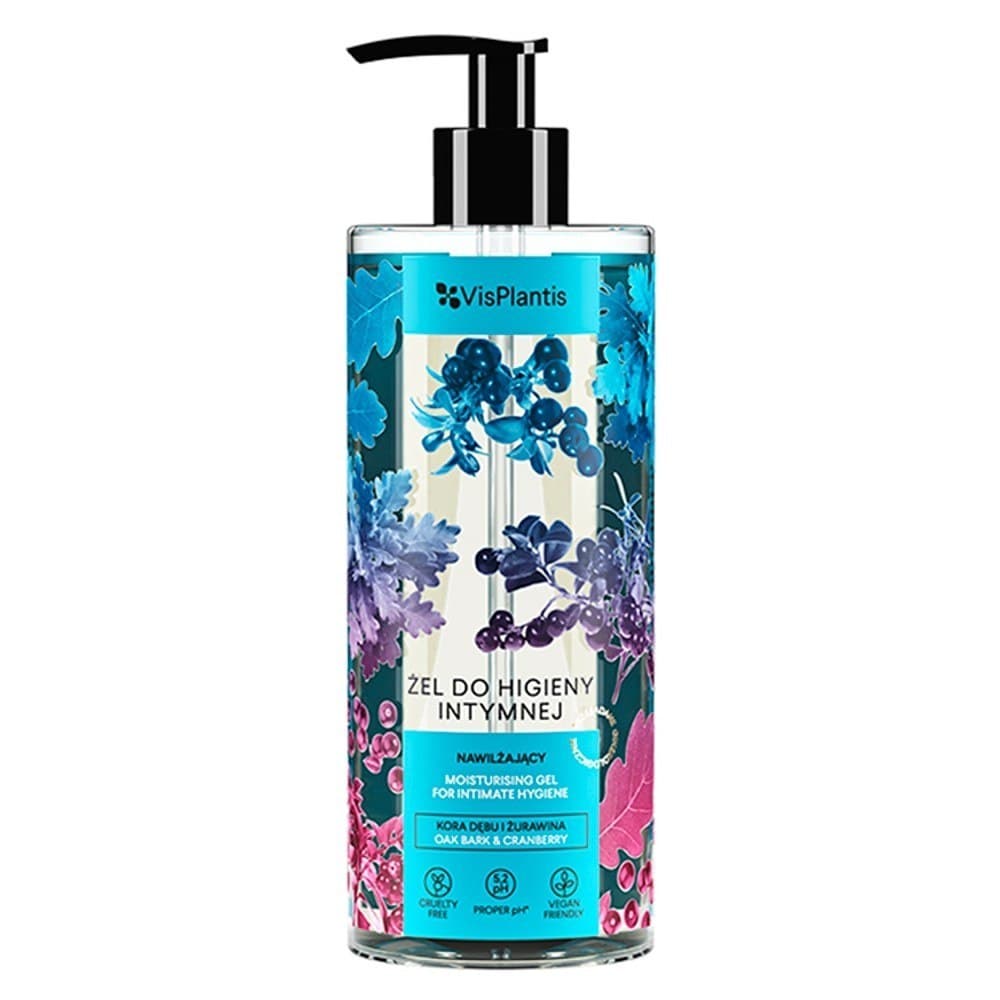 

Vis Plantis - żel do higieny intymnej, kora dębu i żurawina, 300ml
