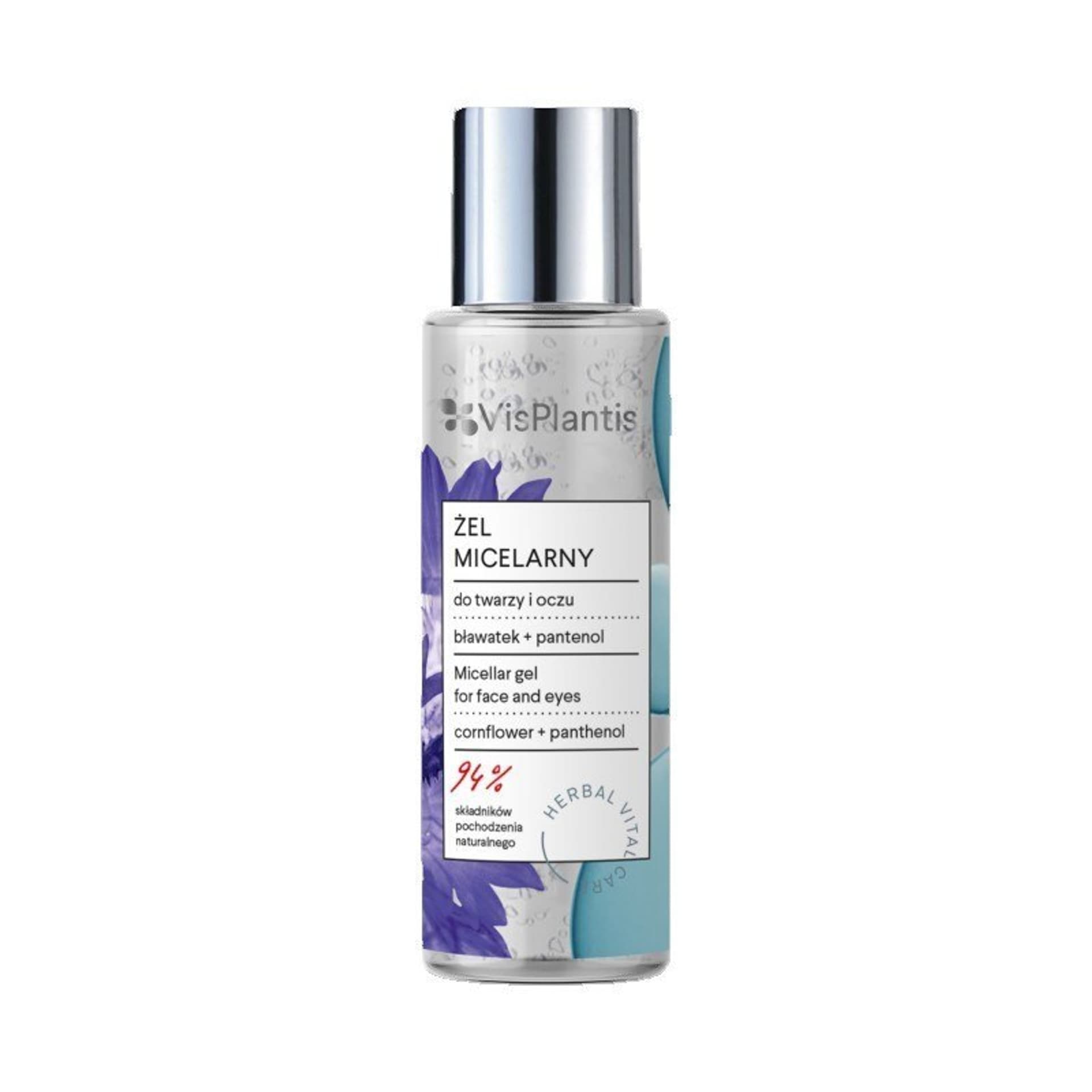 

Vis Plantis Herbal Vital Care Żel micelarny do twarzy i oczu Bławatek i Pantenol 100ml