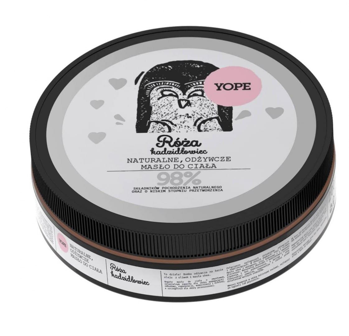 

Yope Naturalne Masło do ciała odżywcze Róża i Kadzidłowiec 200ml