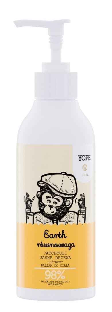 

YOPE Odżywczy Balsam do ciała Earth równowaga - Patchouli i Jasne Drzewa 300ml