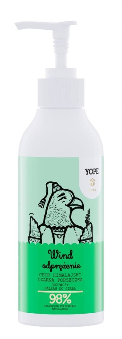 

YOPE Odżywczy Balsam do ciała Wind odprężenie - Cedr Himalajski i Czarna Porzeczka 300ml