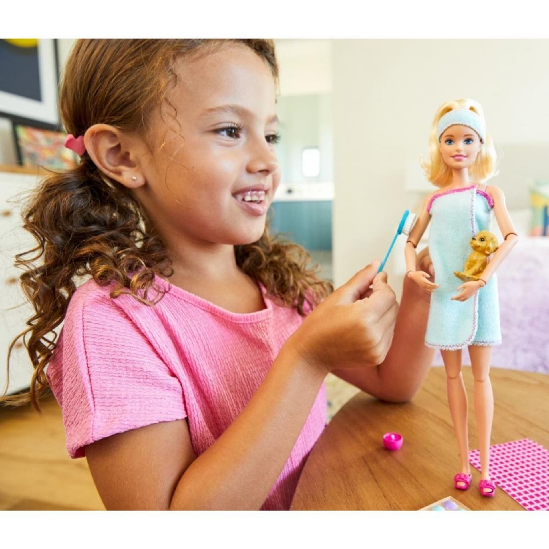 

Lalka Barbie relaks w SPA piesek akcesoria