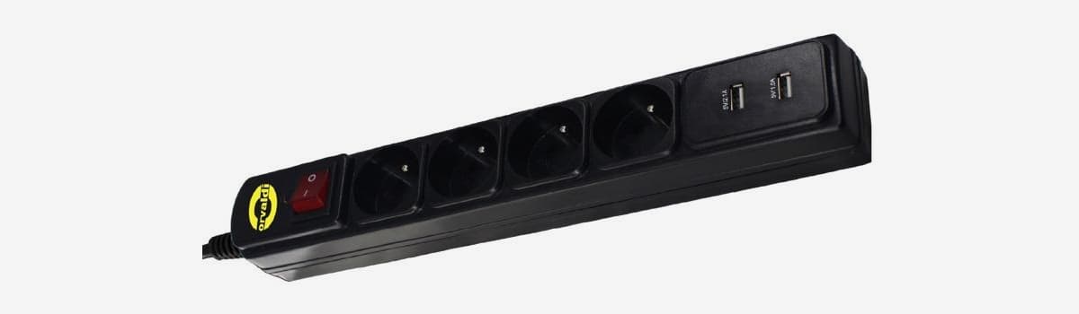 

ORVALDI ORV-4PL USB2.0 SURGE PROTECTOR