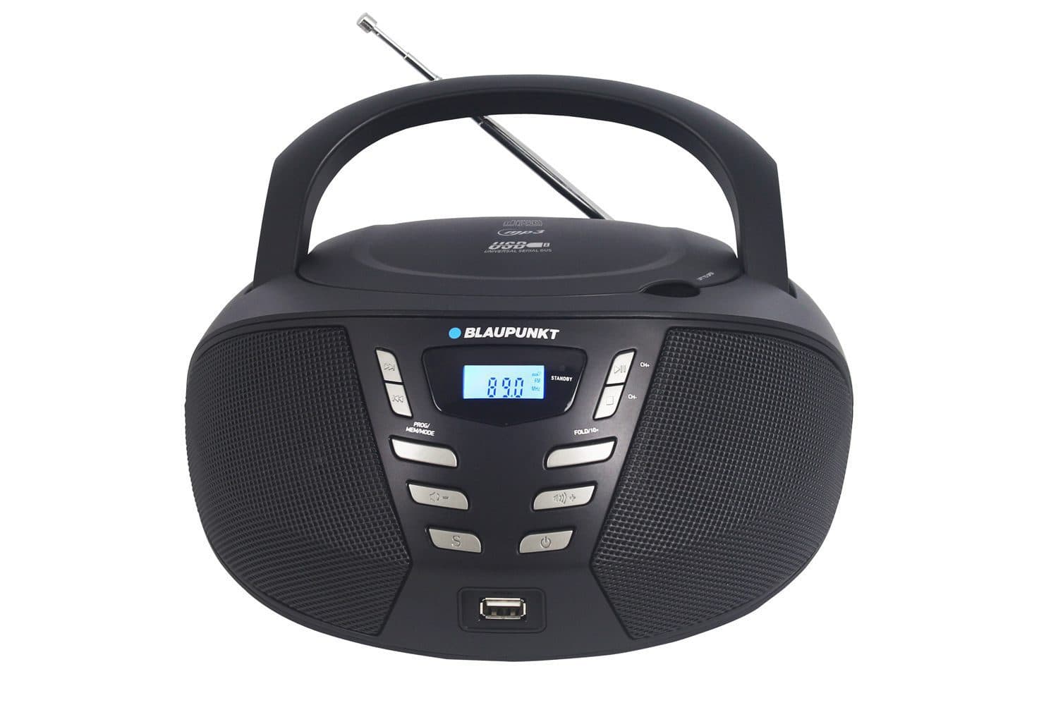 

BLAUPUNKT BB7BK Boombox Blaupunkt BB7BK, FM PLL CD/MP3/USB/AUX