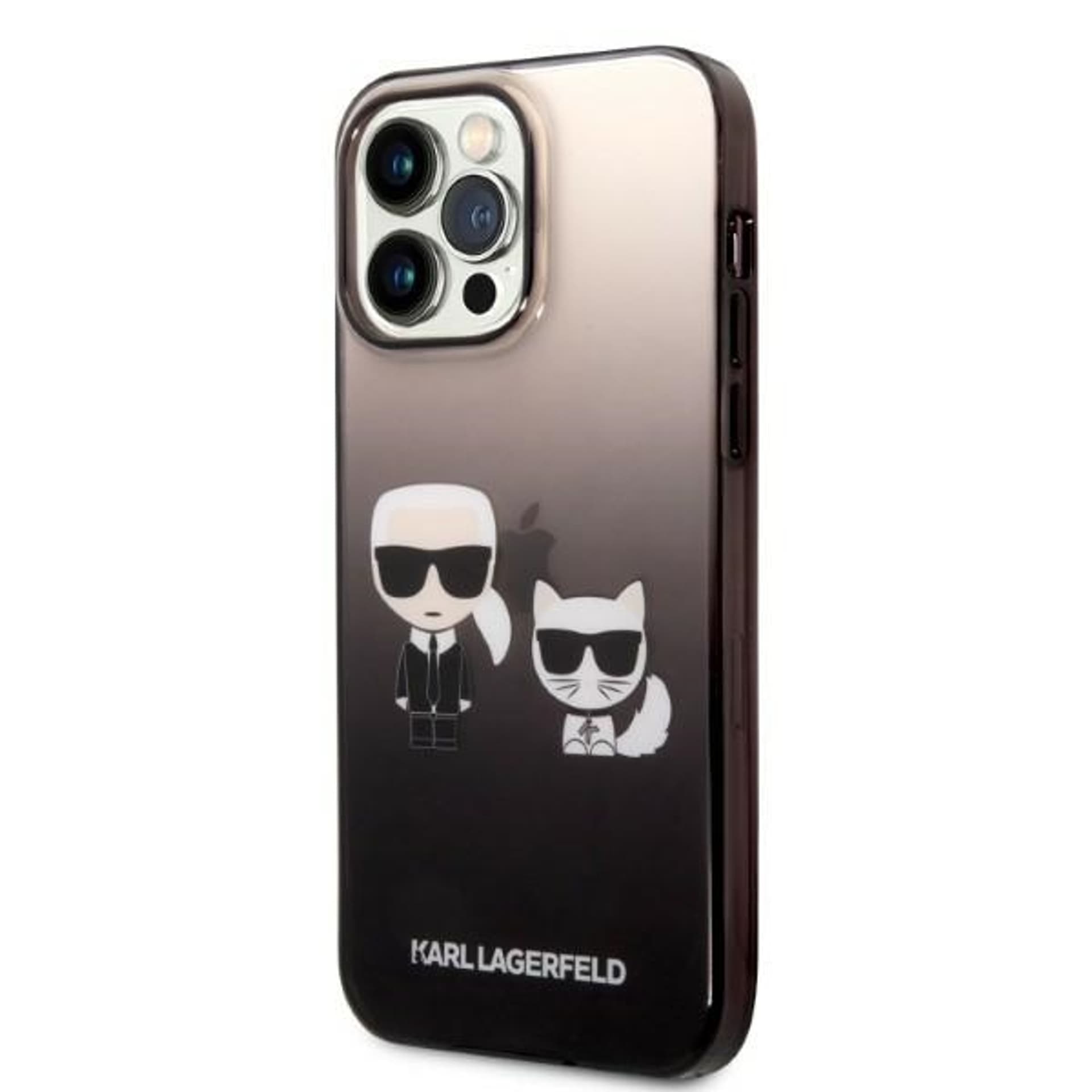 

Karl Lagerfeld KLHCP14XTGKCK iPhone 14 Pro Max 6,7" hardcase czarny/black Gradient Ikonik Karl & Choupette