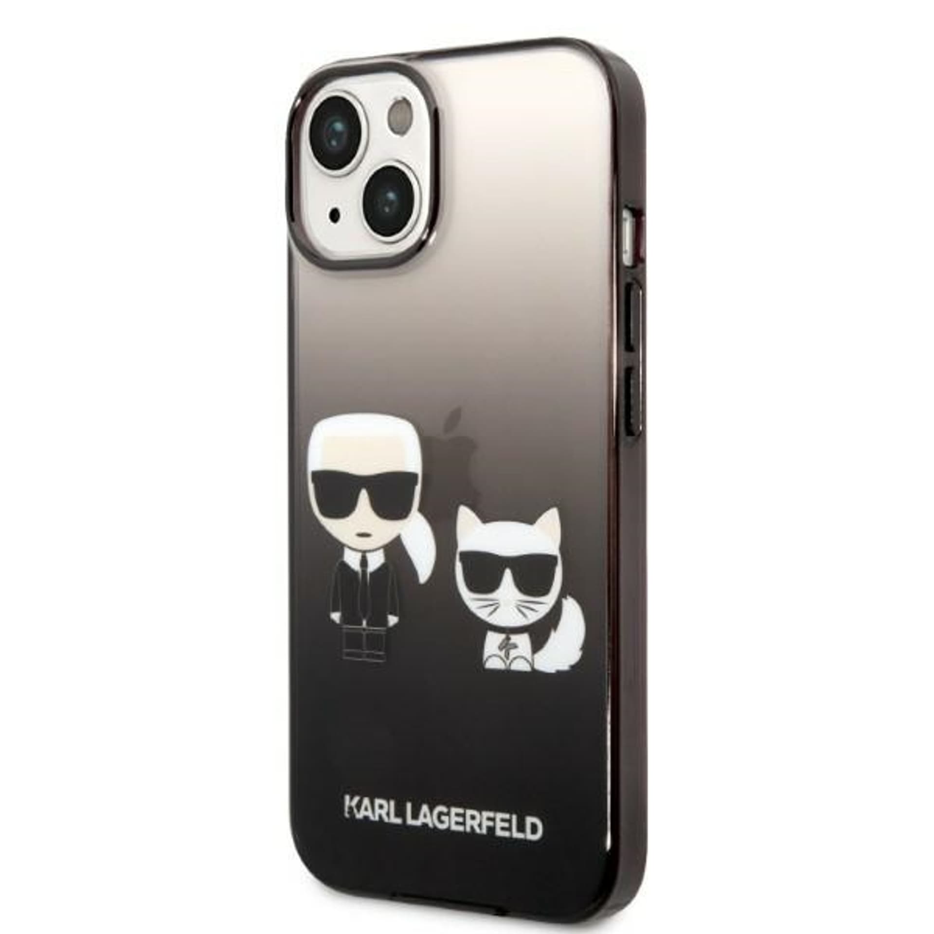 

Karl Lagerfeld KLHCP14MTGKCK iPhone 14 Plus 6,7" hardcase czarny/black Gradient Ikonik Karl & Choupette