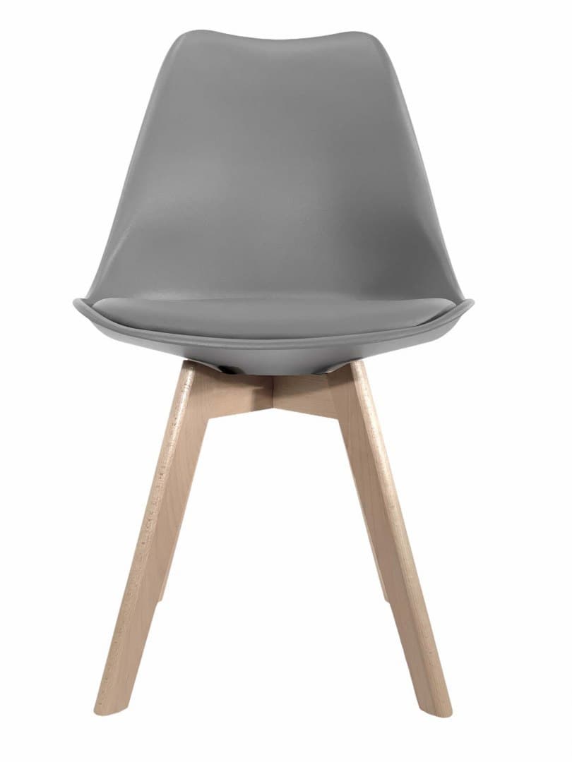 

Krzesło skandynawskie MONZA LIGHT GREY PU