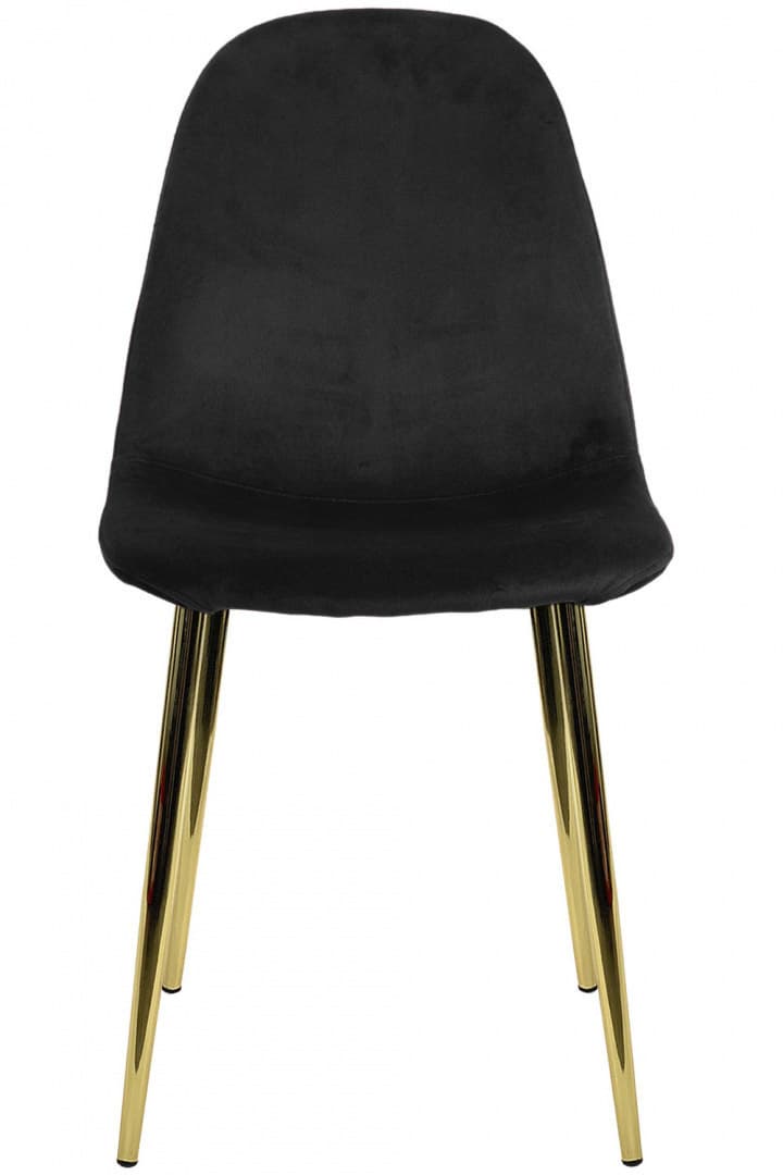 

Krzesło tapicerowane GIULIA VELVET BLACK GOLD