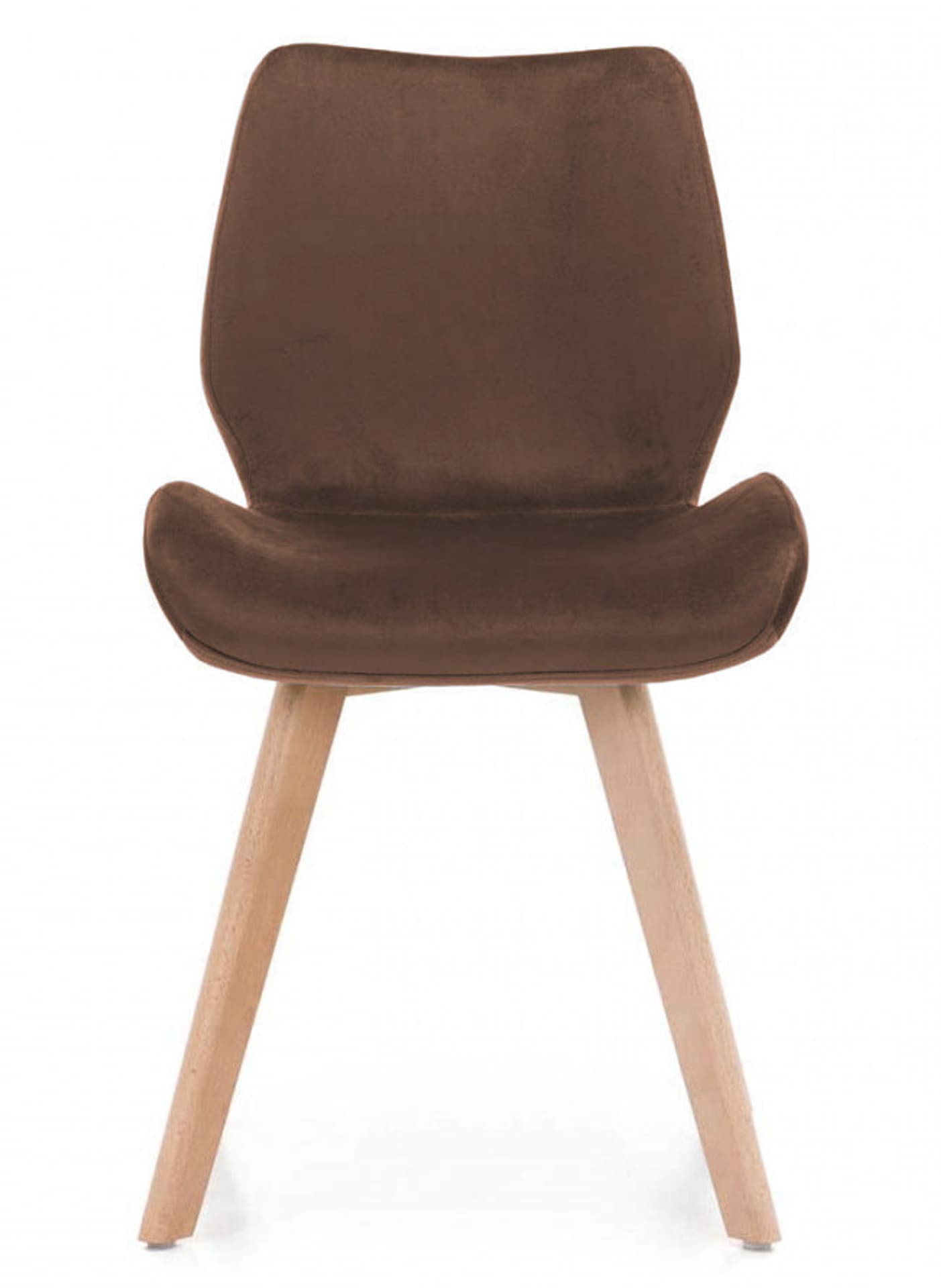 

Krzesło tapicerowane SOPHIA VELVET BROWN