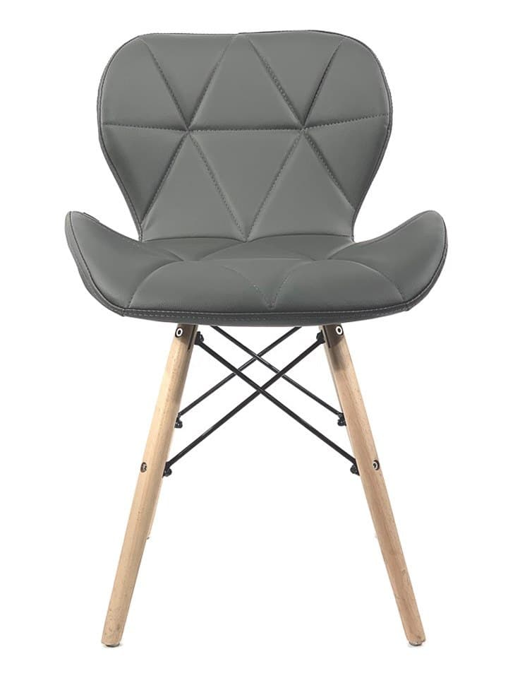 

Krzesło tapicerowane VASTO DARK GREY PU - II GATUNEK