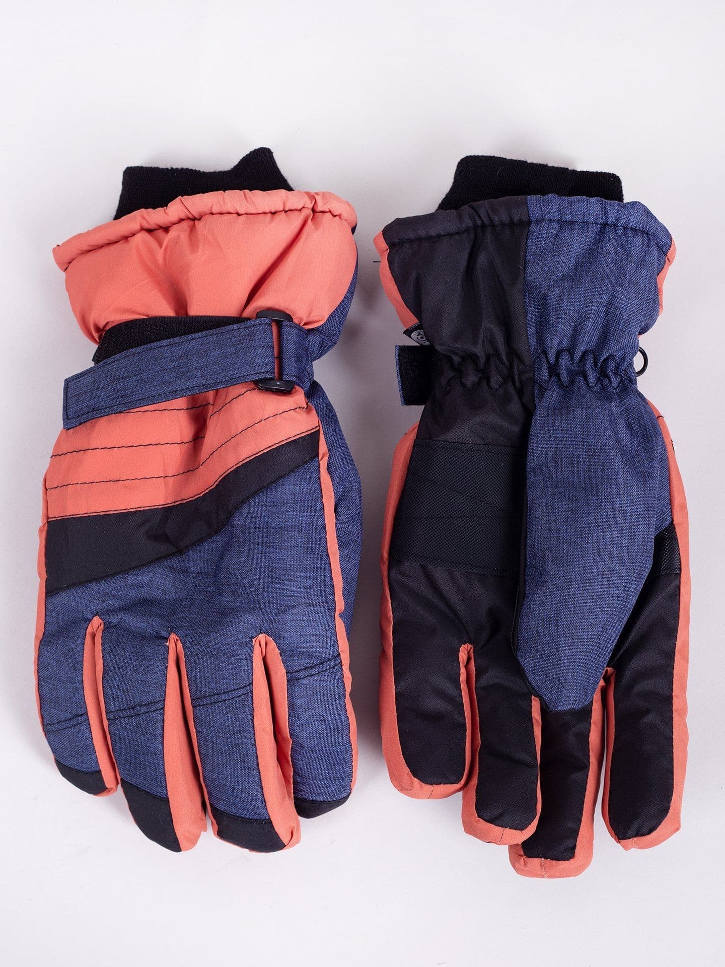 

RĘKAWICZKI REN-272 NARCIARSKIE (kolor jeans/pomarańczowy)
