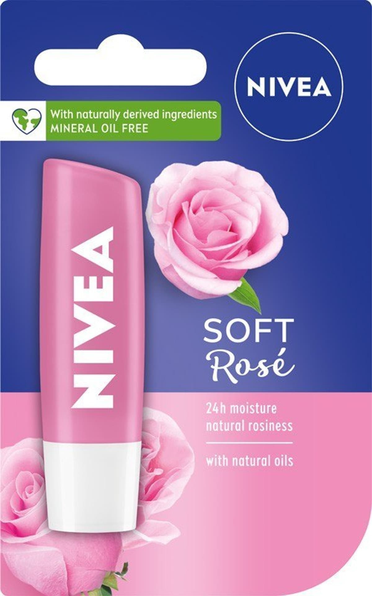 

Nivea Lip Care Pomadka ochronna SOFT ROSE 4.8g