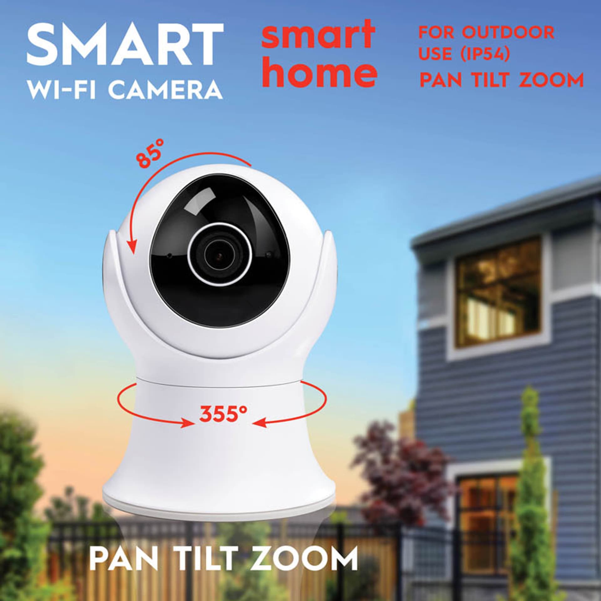 

Alpina - Inteligentna kamera IP Wi-Fi FullHD obrotowa elektroniczna niania