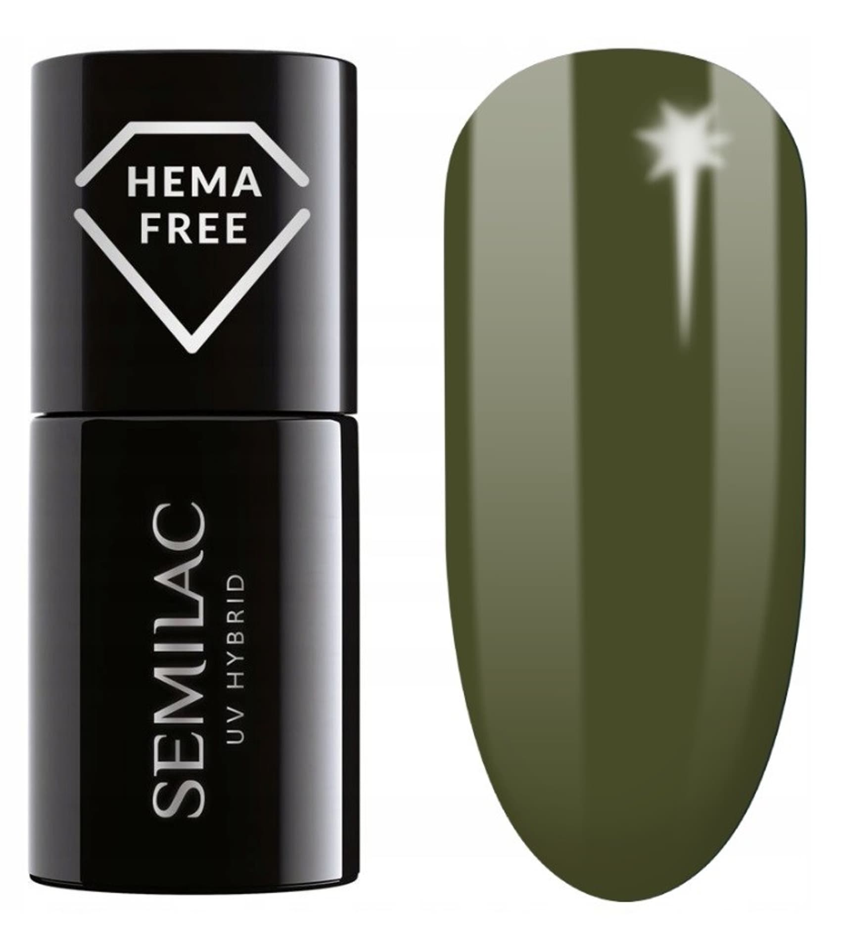 

SEMILAC Lakier hybrydowy 421 Baobab Green (HEMA free) 7ml