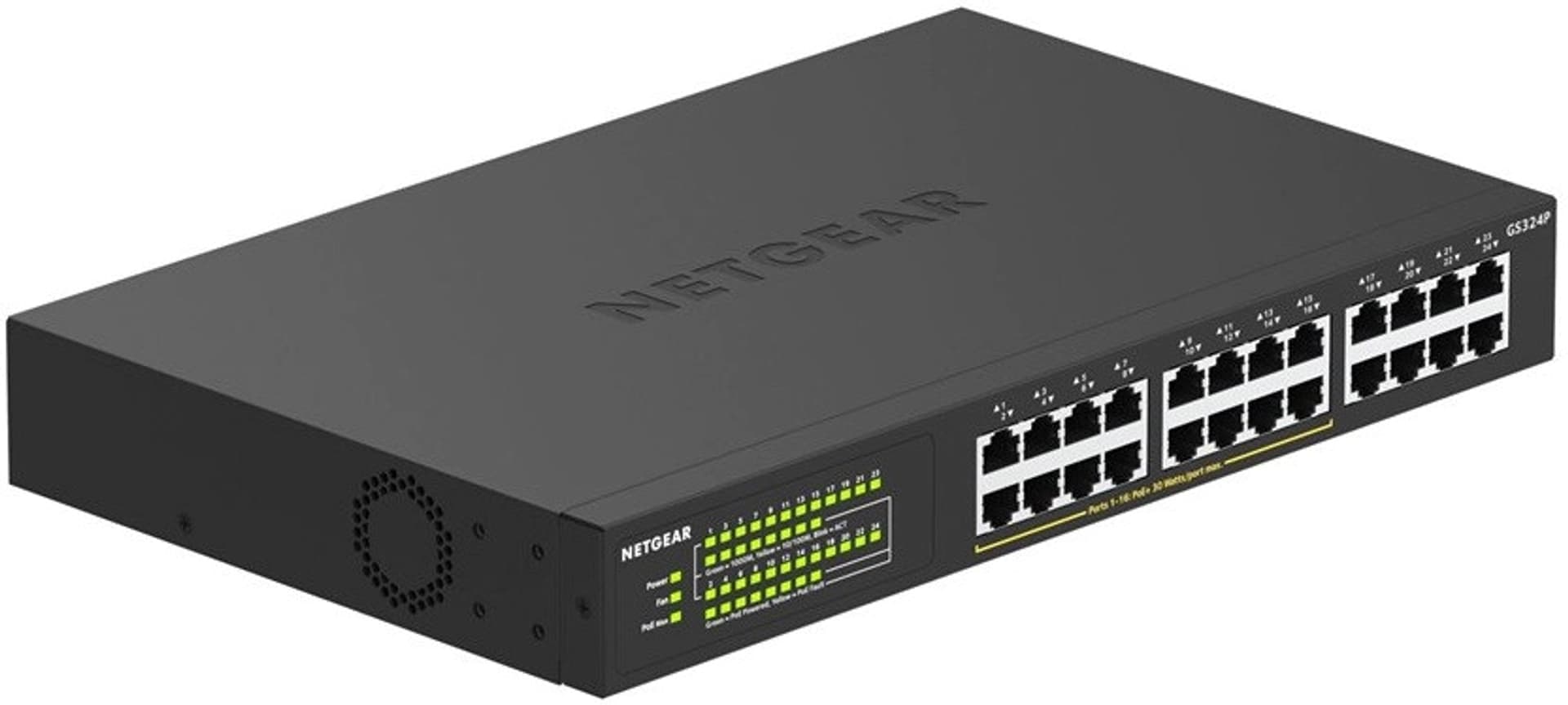 

Przełącznik NETGEAR GS324P-100EUS 24x 10/100/1000