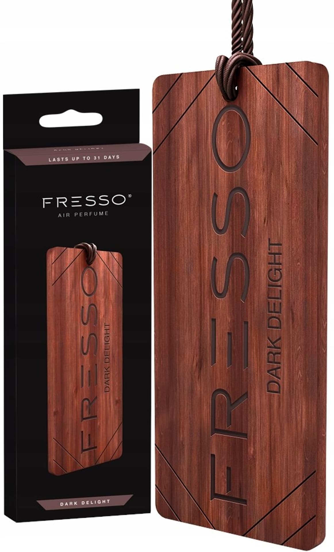 

Fresso Zawieszka Drewniana zapachowa Dark Delight
