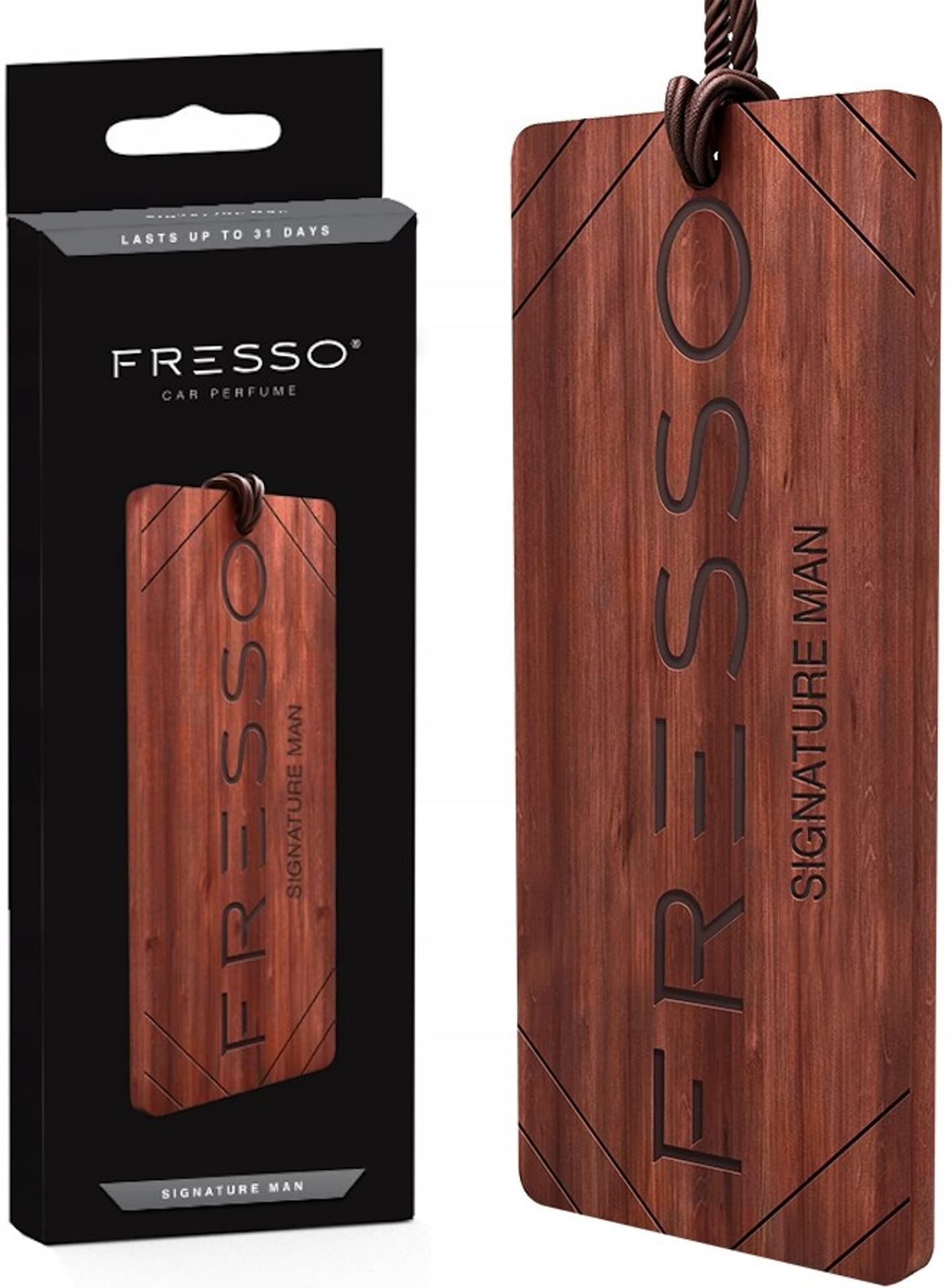 

Fresso Zawieszka Drewniana zapachowa Signature Man