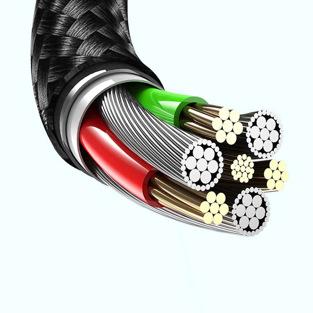 

Kabel Alogy przewód USB-A do USB-C Type C 6A 1m Czarny