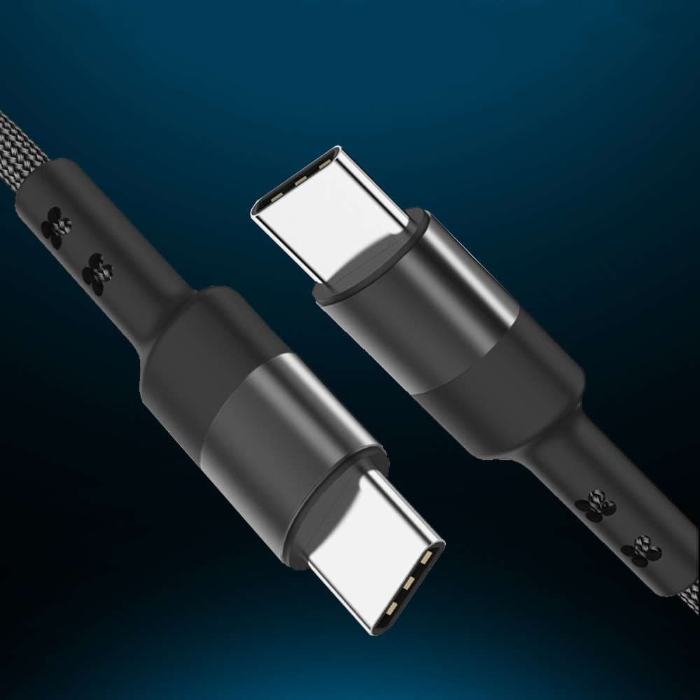 

Kabel Alogy przewód USB-C do USB-C Type C 3A 60W 1m Czarny