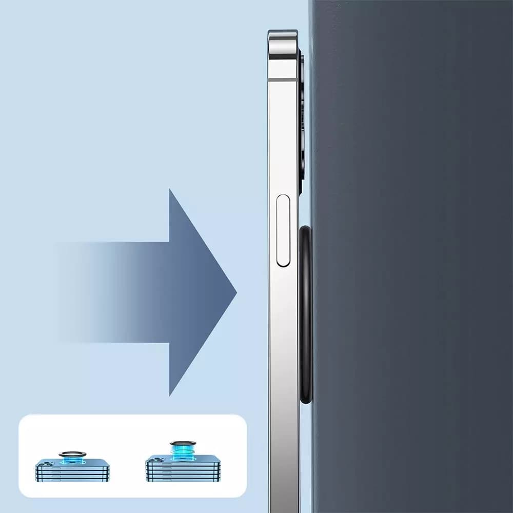 

Joyroom pierścień magnetyczny uchwyt do smartfona / tabletu czarny (JR-Mag-M1)