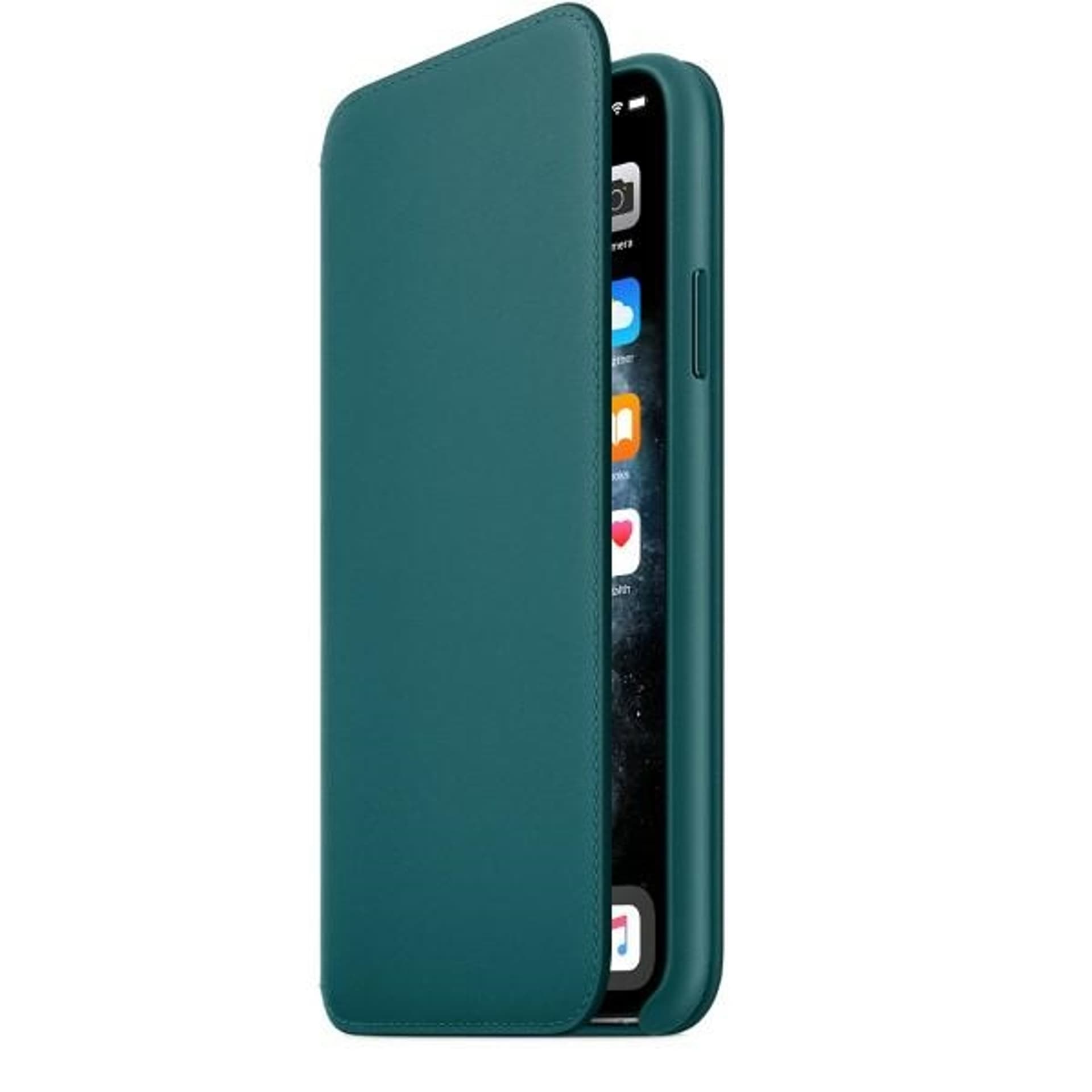 

Etui Apple MY1Q2ZM/A iPhone 11 Pro Max pawie pióro/blue Leather Book