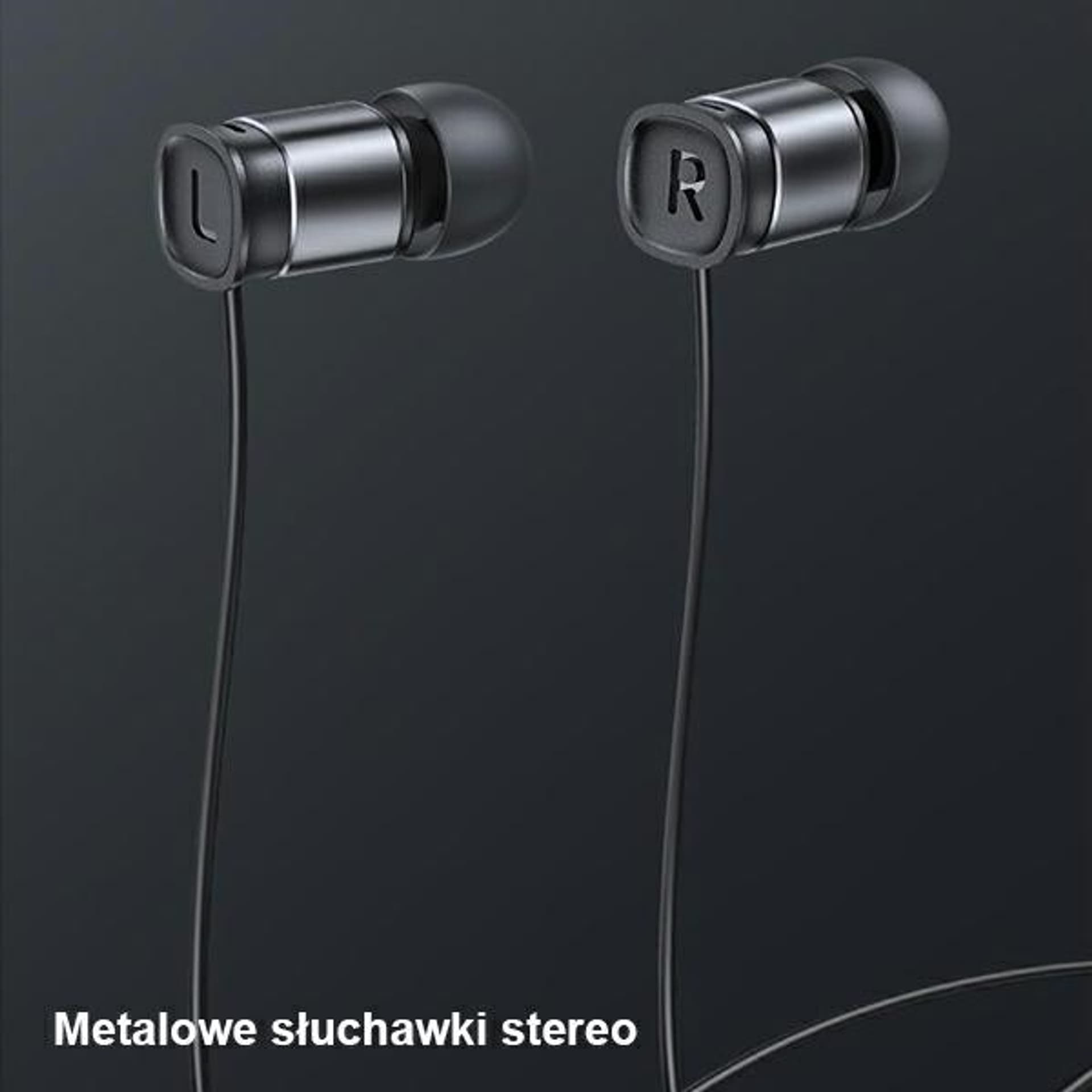 

USAMS Słuchawki stereo EP-46 USB-C czarny/black 1,2m HSEP4603