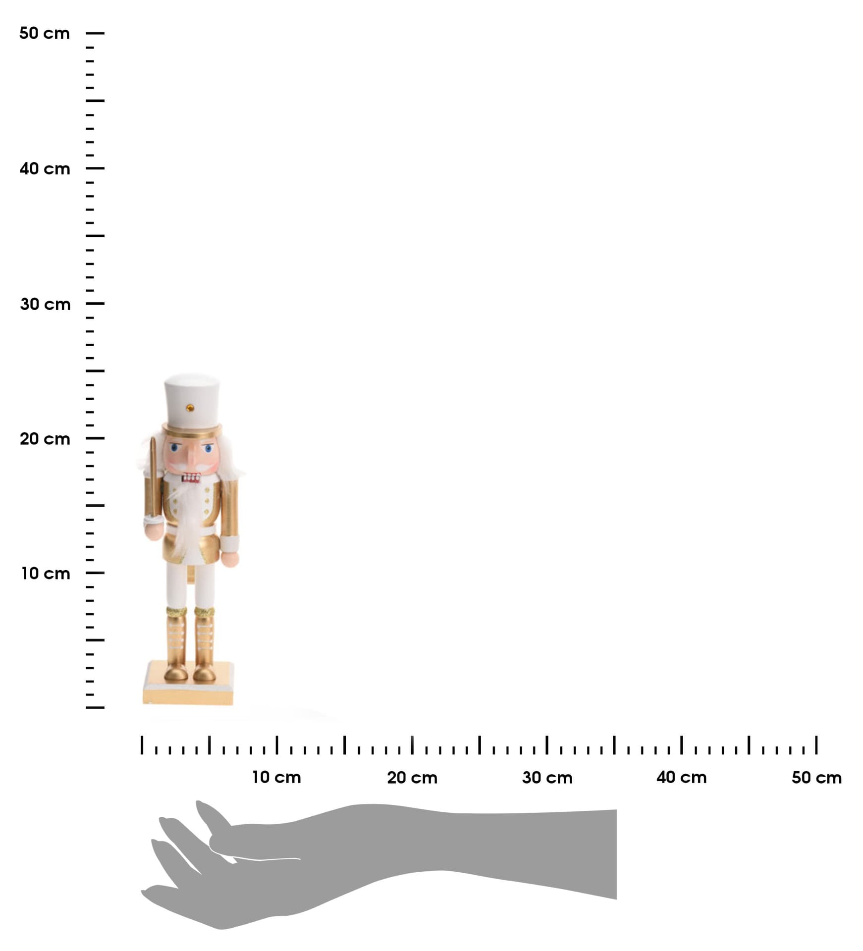 

Figurka Dziadek do orzechów 25 cm wzór 3