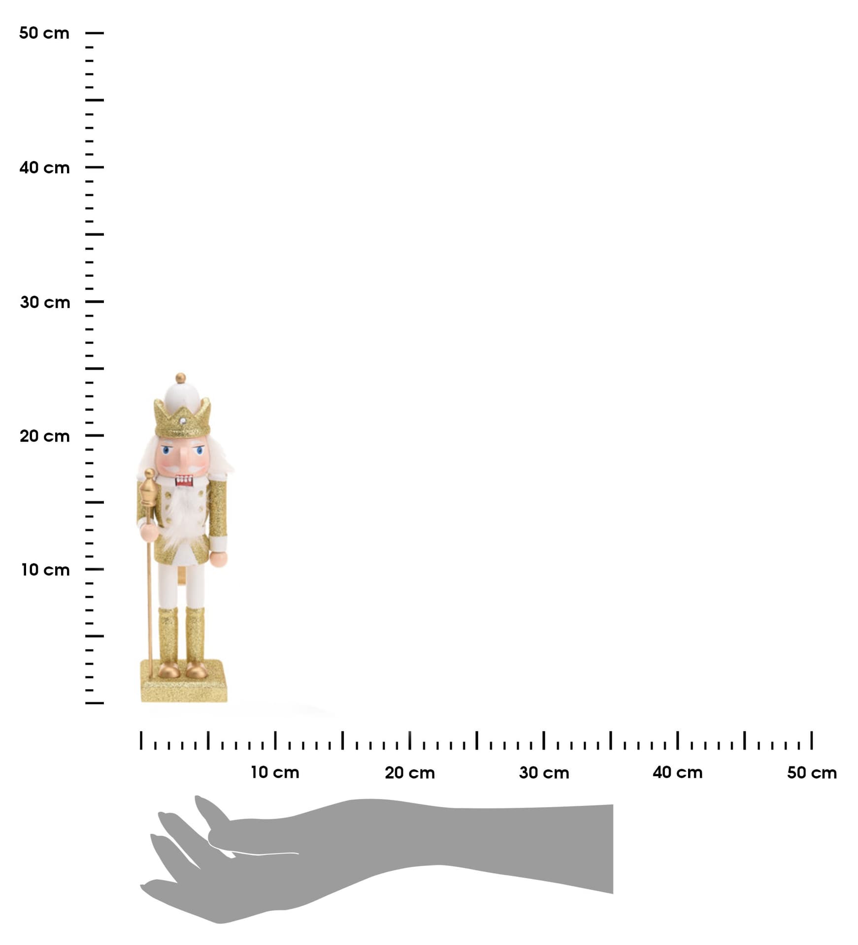 

Figurka Dziadek do orzechów 25 cm wzór 4