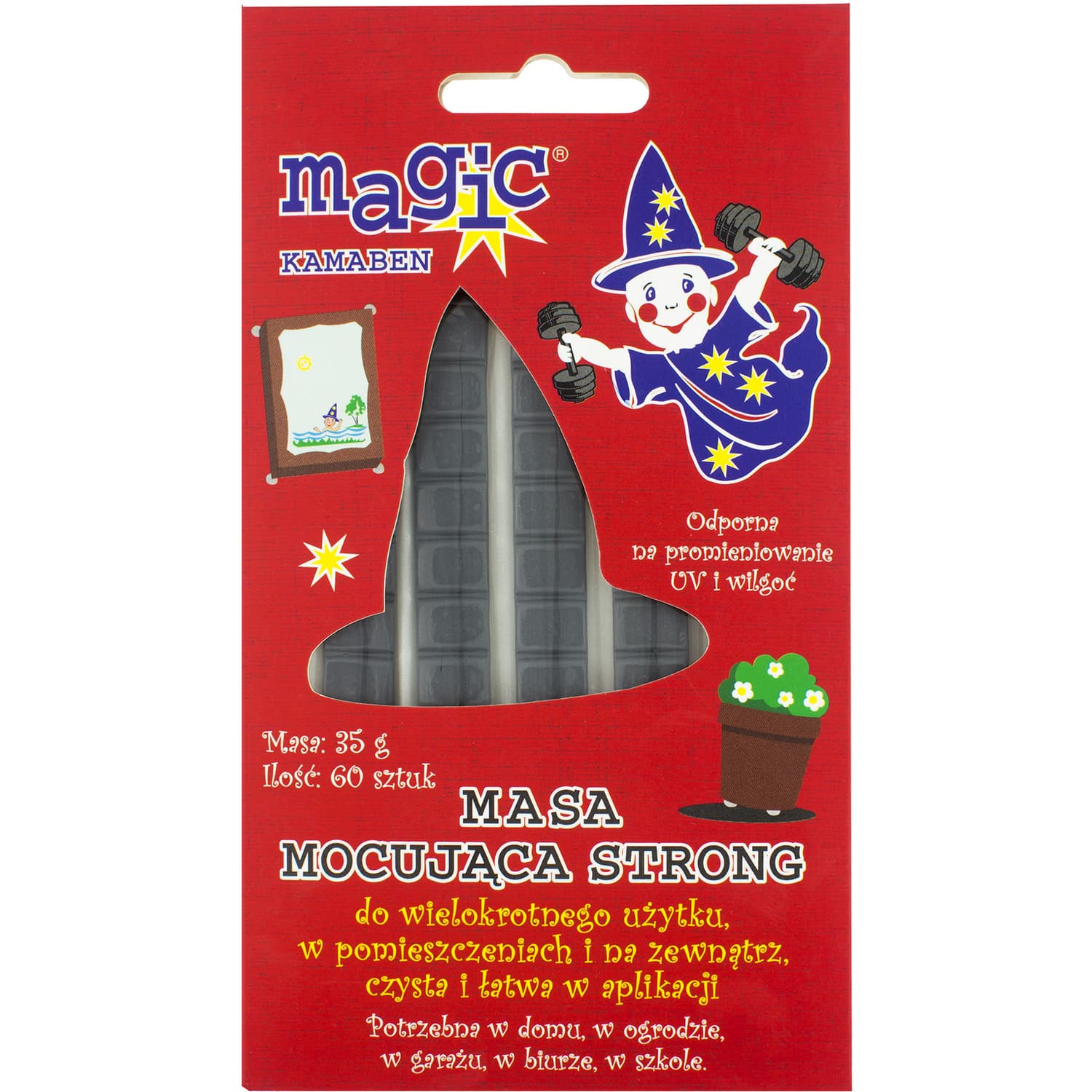 

Masa mocująca MAGIC STRONG 35g 60 kostek KAMABEN