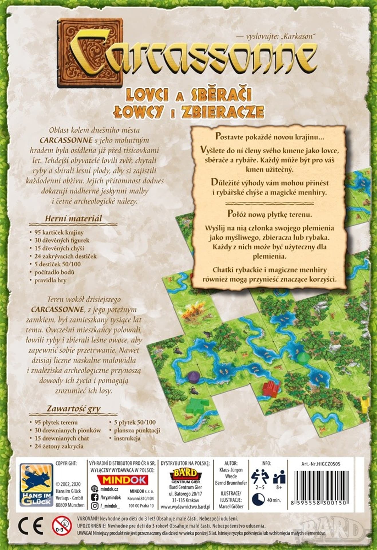 

Gra Carcassonne Łowcy i Zbieracze