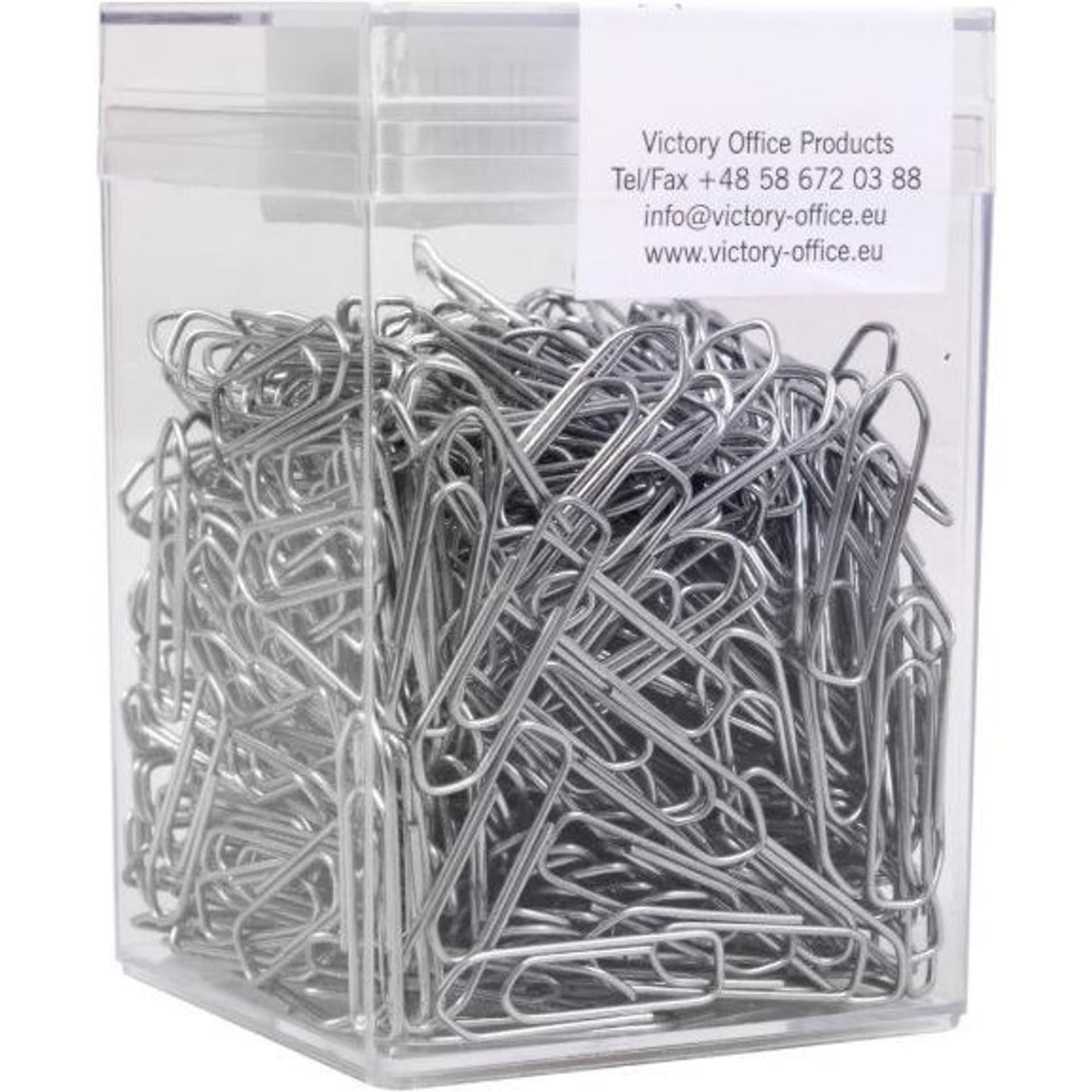 

Spinacze metal trójkątny 32mm (300szt.) pudełko plastikowe VO63T326H300 VICTORY, 300szt.) pudełko plastikowe vo63t326h300 victor