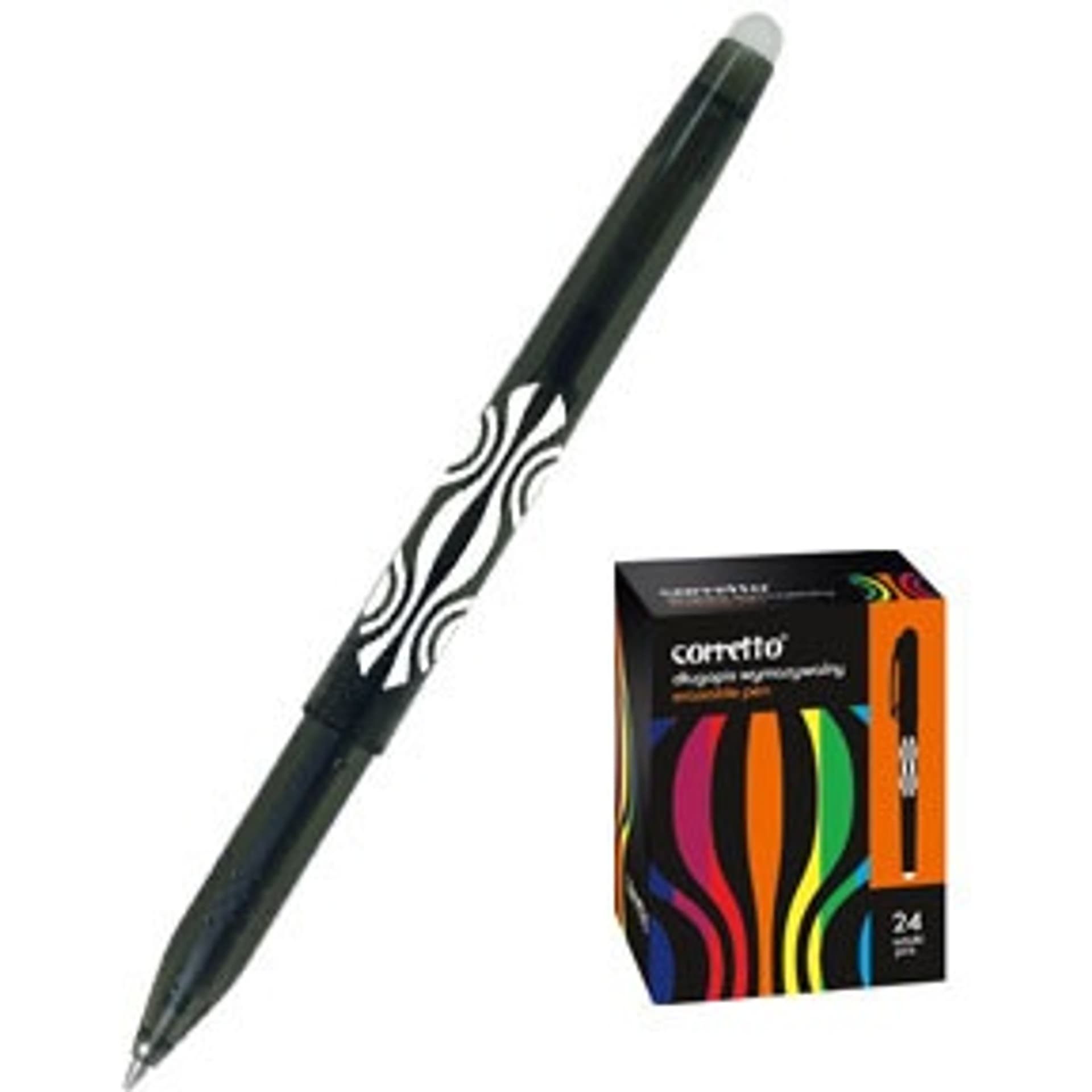 

Długopis CORRETTO wymazywalny GR-1204 czarny 160-2015 GRAND