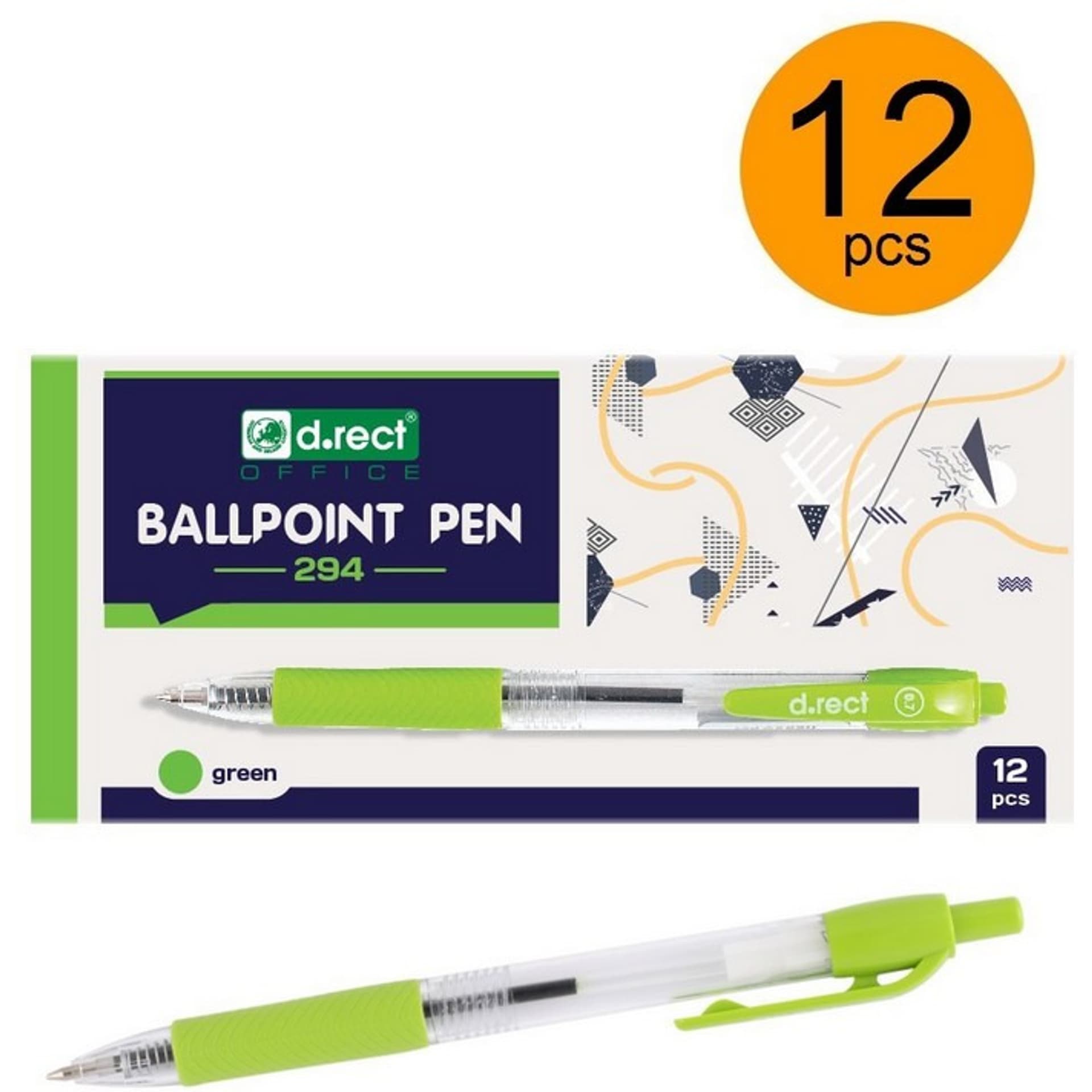 

Długopis automatyczny 294A zielony 101324 D.RECT