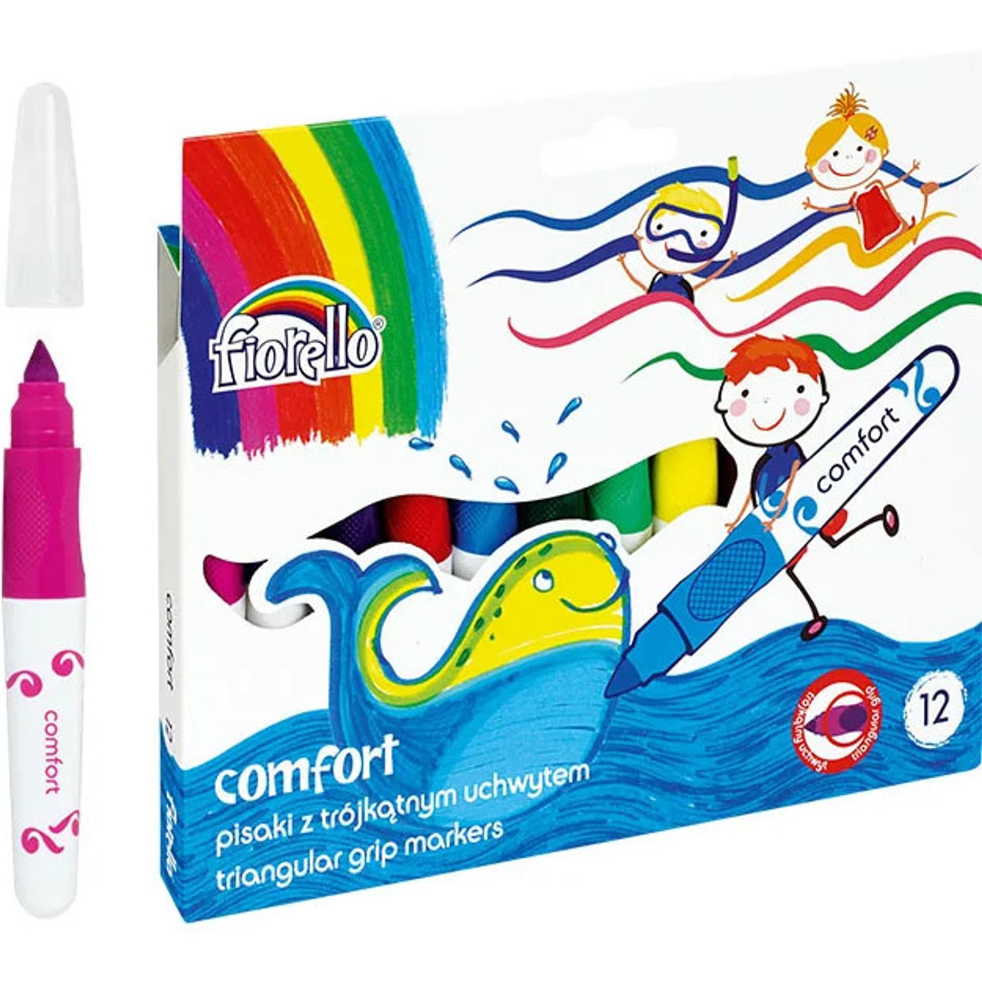 

Pisaki COMFORT trójkąt.uchwyt Fiorello 12kol 160-2032 GR-F865