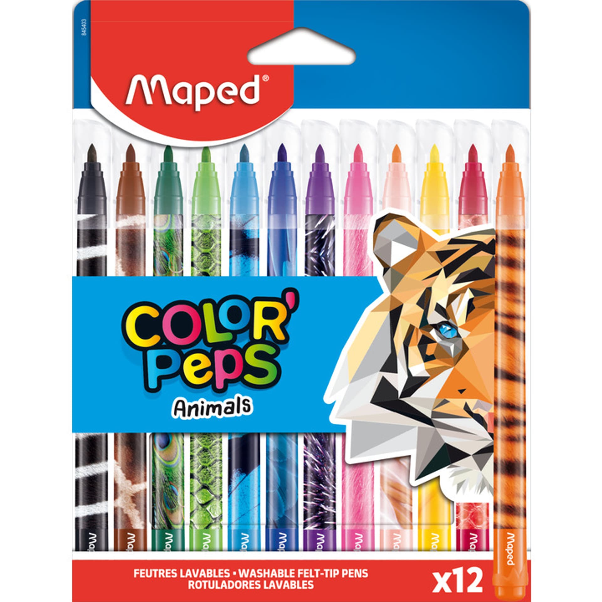 

Flamastry Colorpeps animals 12 szt. 845403
