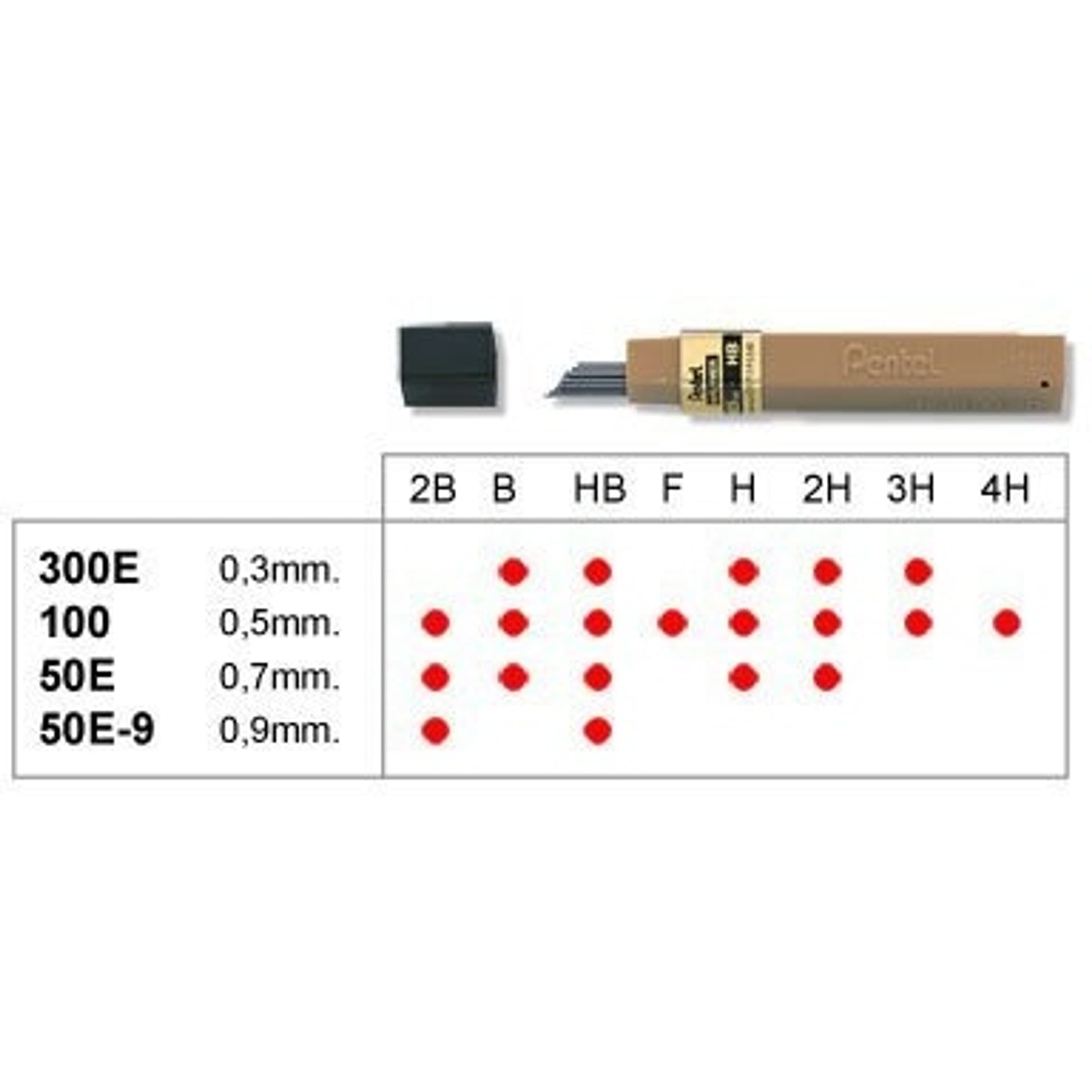 

Grafity 0.3mm H PENTEL