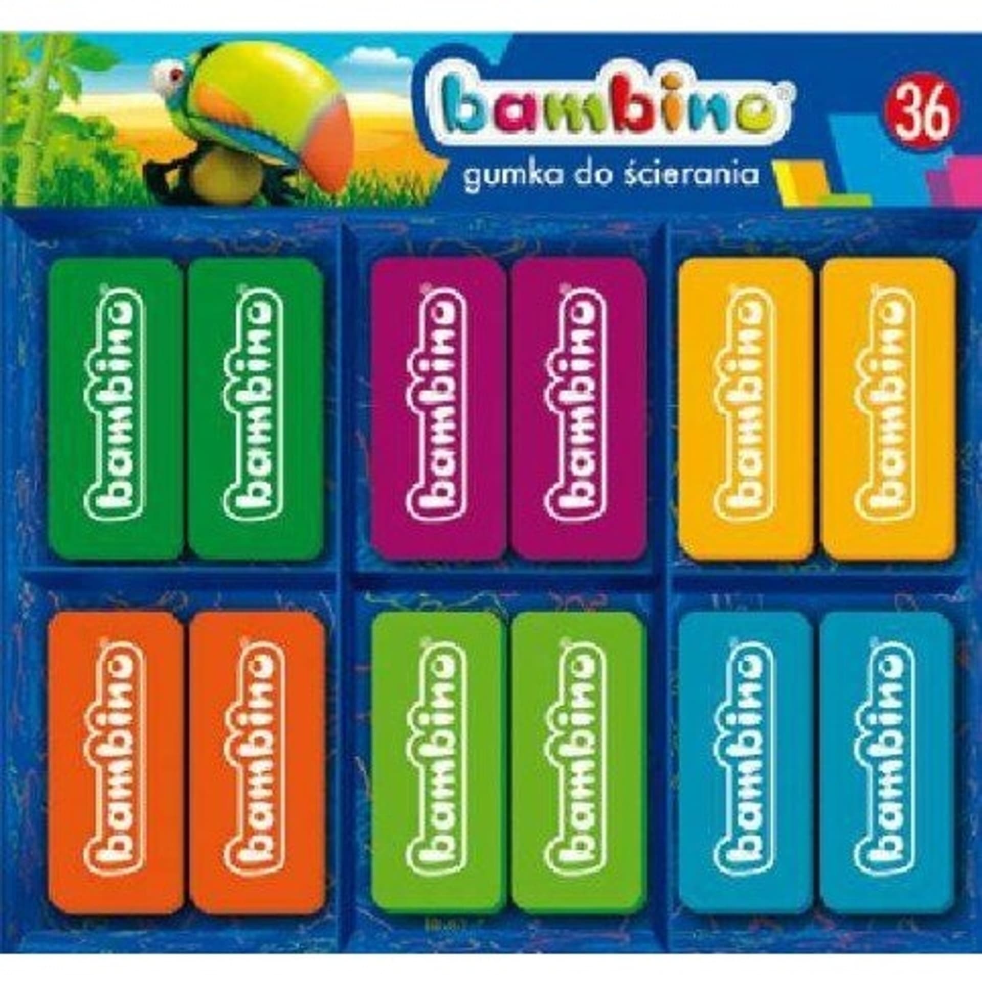 

DisGumka do ścierania BAMBINO display (36sztuk) St.Majewski *01628, 36sztuk) st.majewski *0162