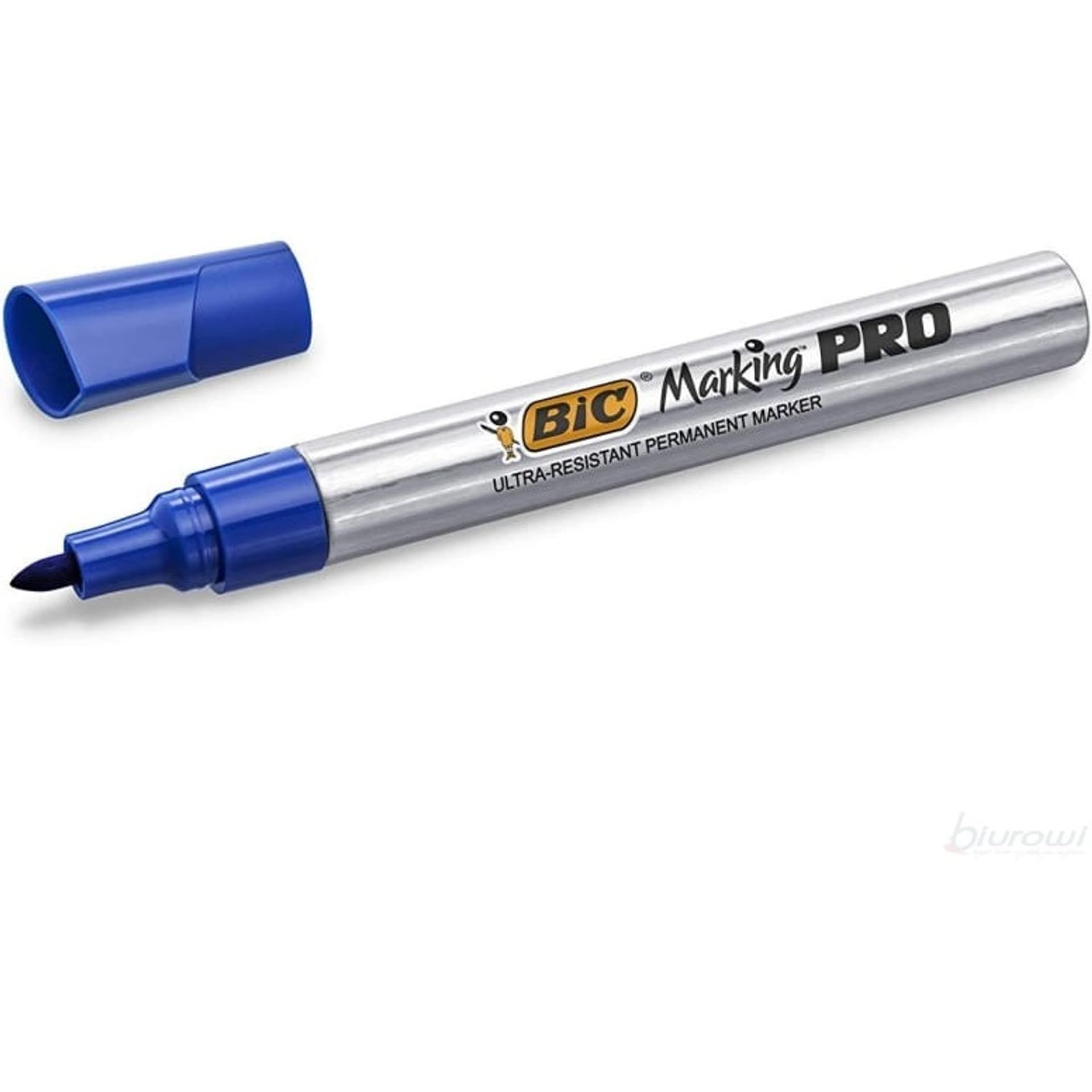

Marker permanentny PRO niebieski okrągła końcówka 964801 BIC