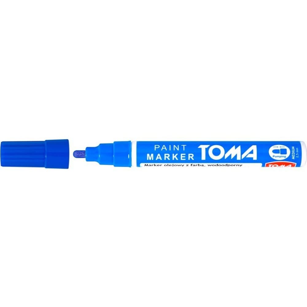 

Marker olejowy TO-440 grubość 2.5mm niebieski TOMA