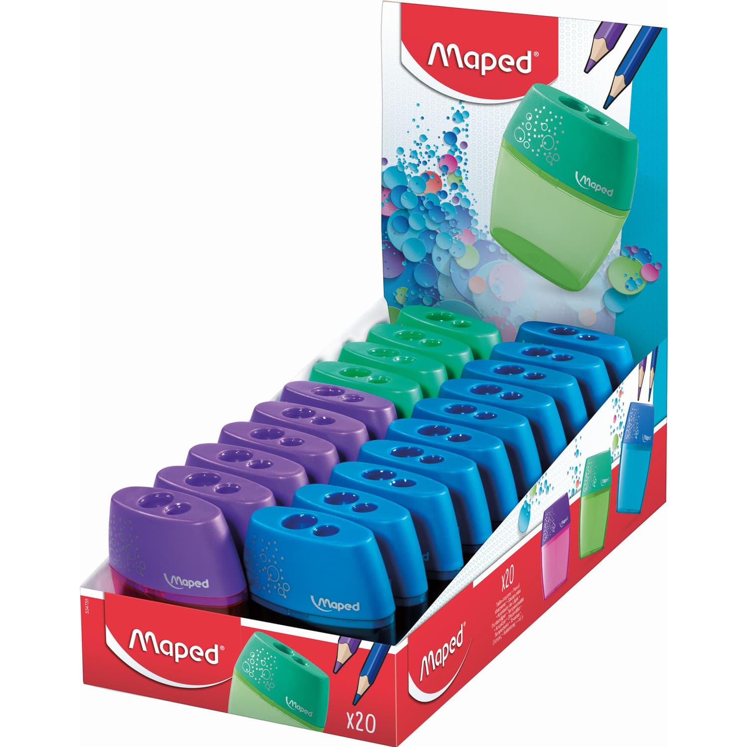 

Temperówka MAPED Shaker 2 z 2 otworami 534755