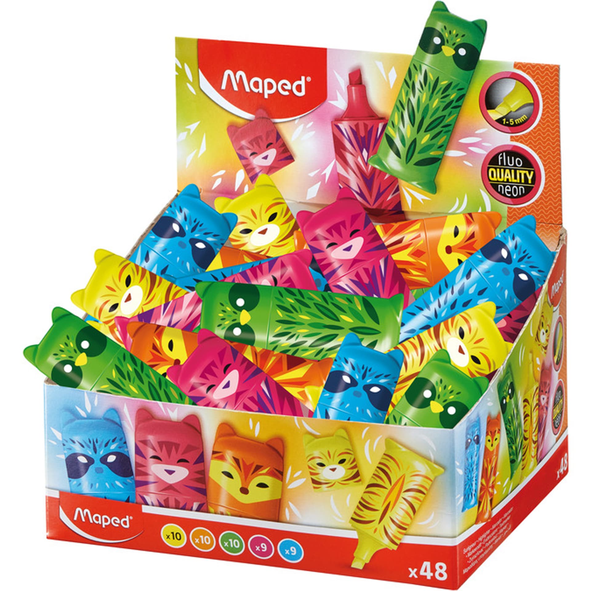 

Zakreślacz Fluo Peps pocket mini friends (48 sztuk) mix kolorów 743638, 48 sztuk) mix kolorów 74363