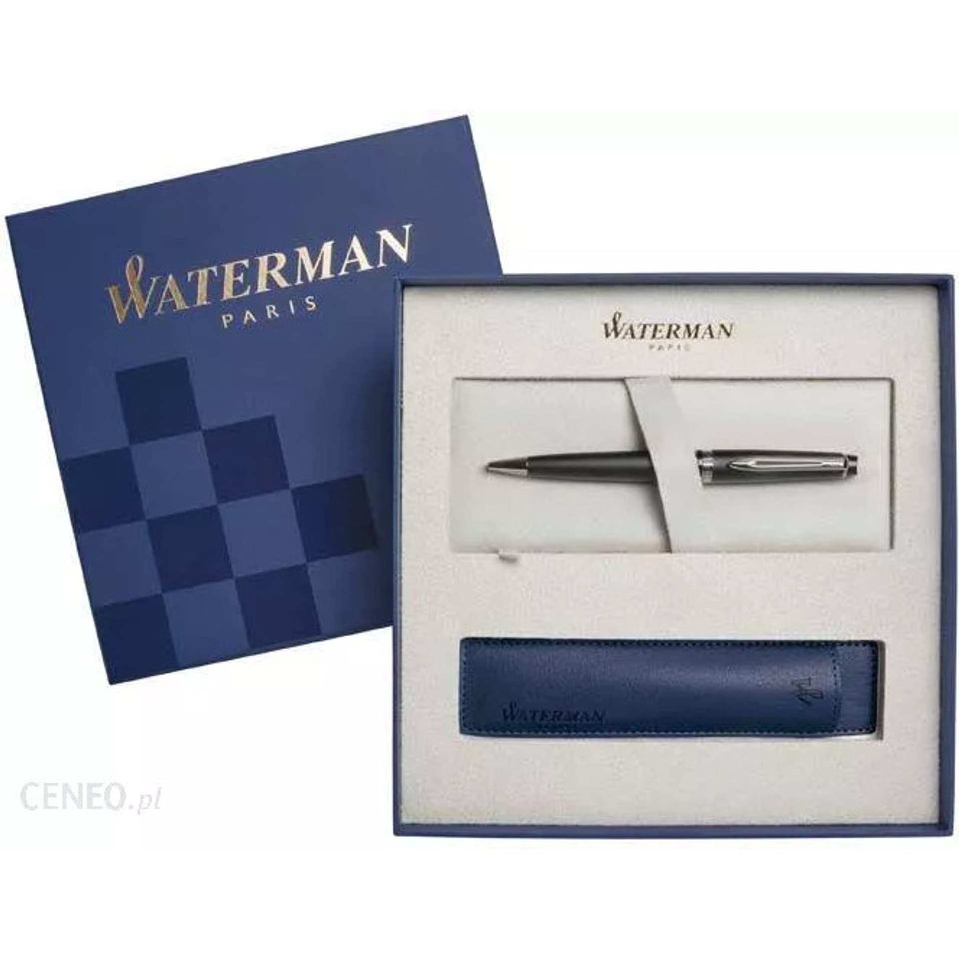 

Komplet EXPERT długopis czarny mat CT +etui WATERMAN 1913279