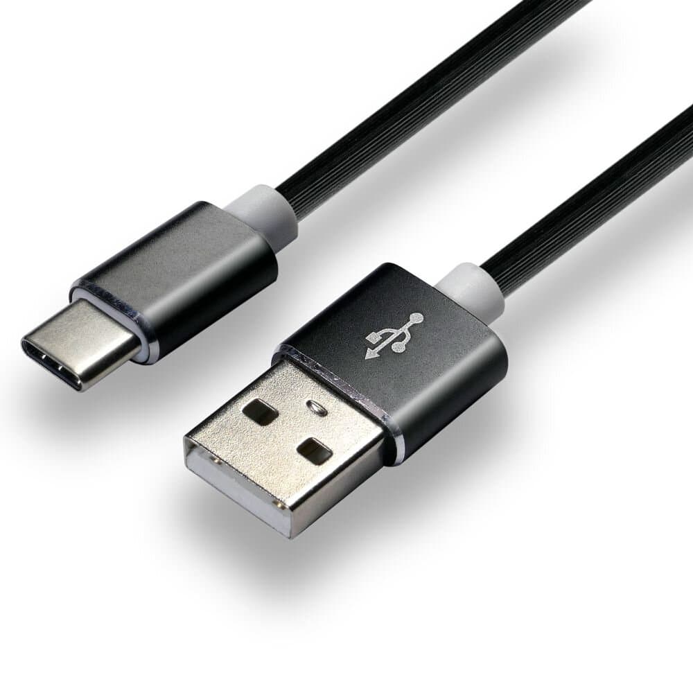 

Kabel USB - USB-C EVERACTIVE 1m 3A silikonowy czarny (CBS-1CB)